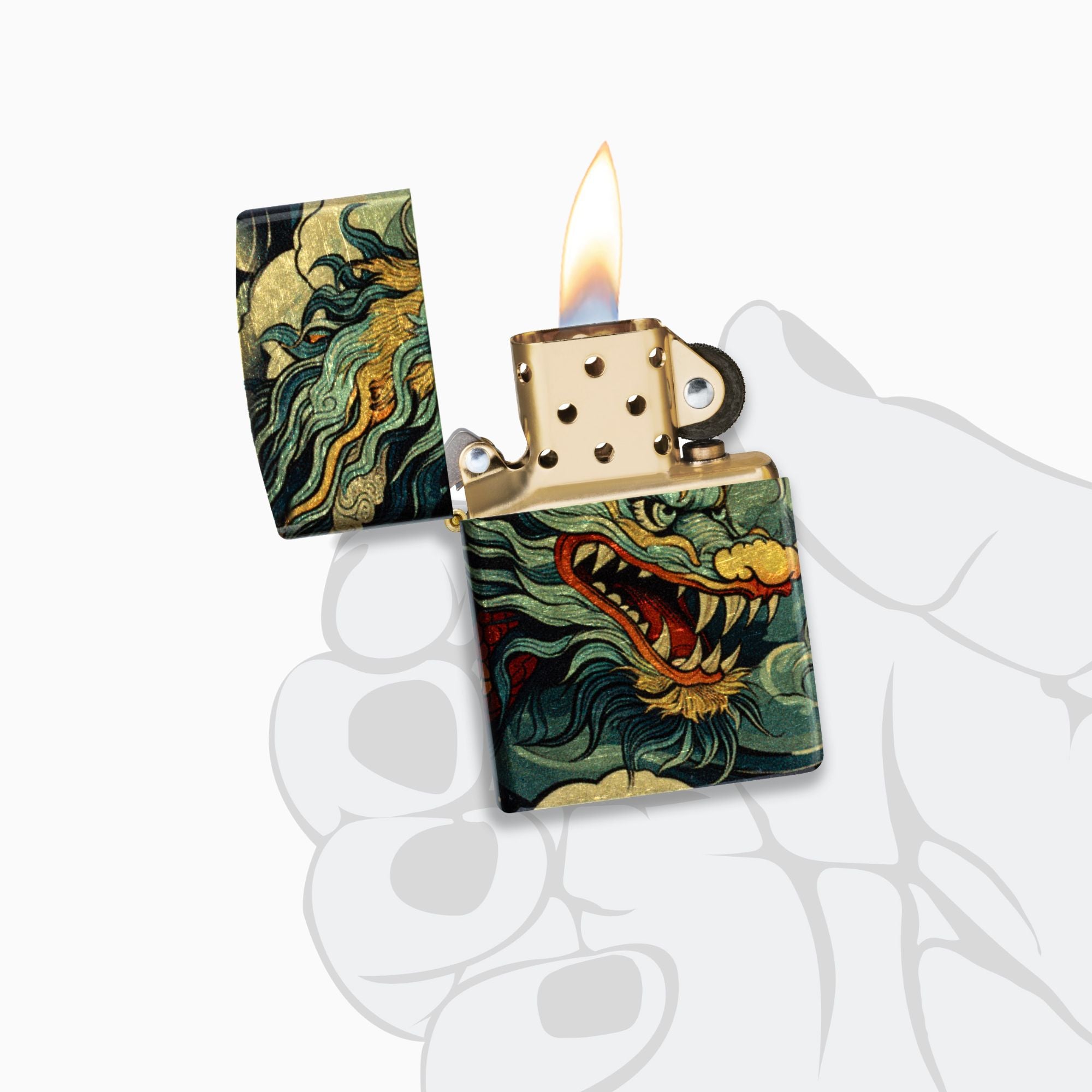 Zippo Dragon Fusion Design Windproof Lighter