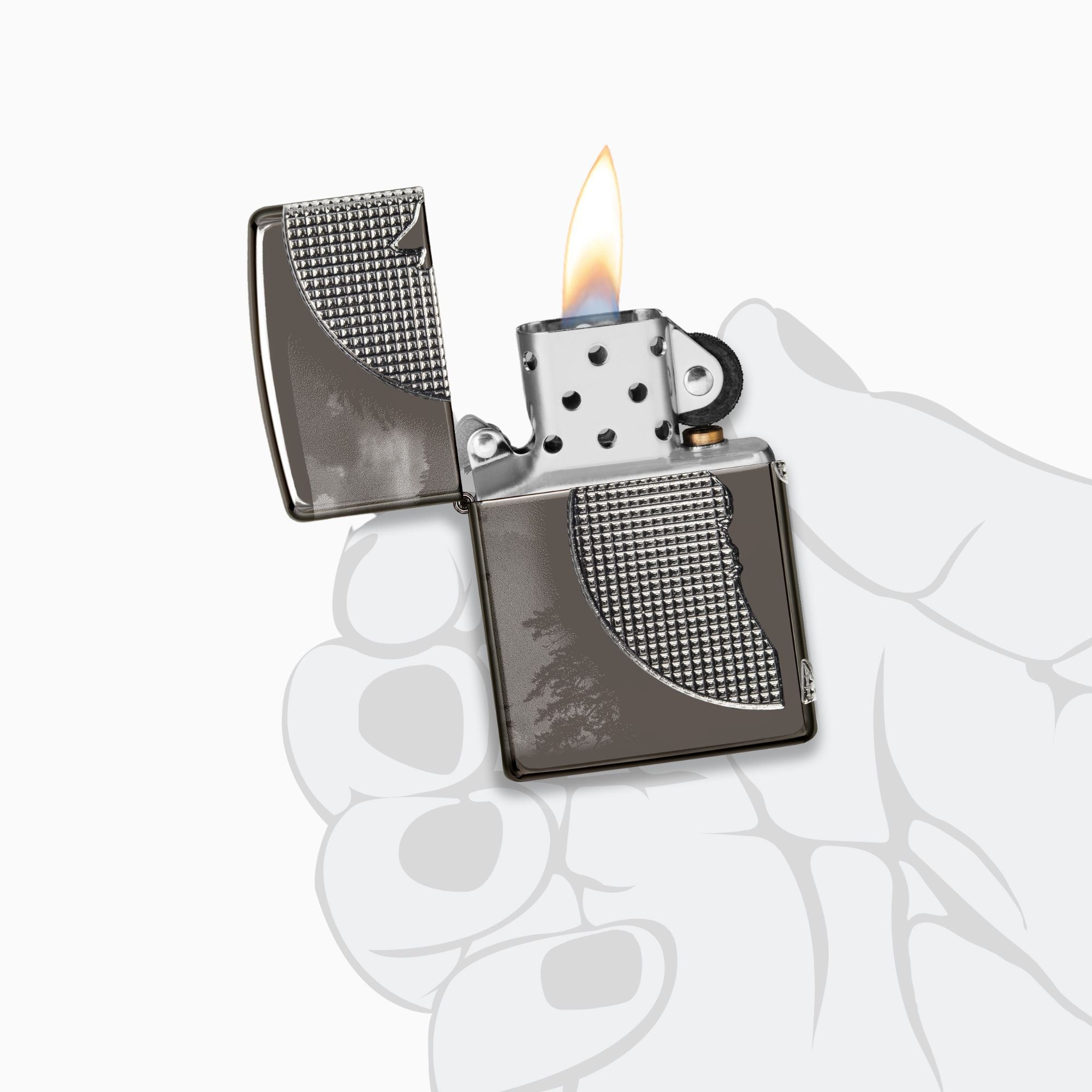 Zippo Wolf Armor Design Windproof Lighter
