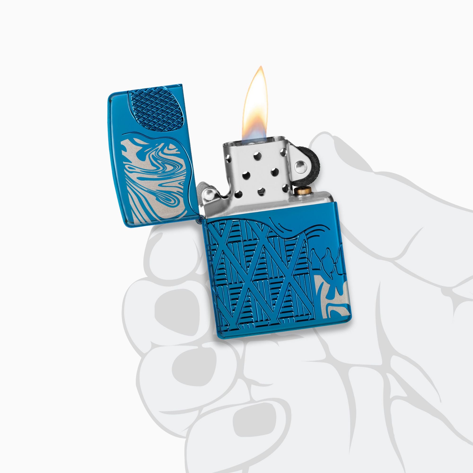 Zippo Armor Skull Design Windproof Lighter