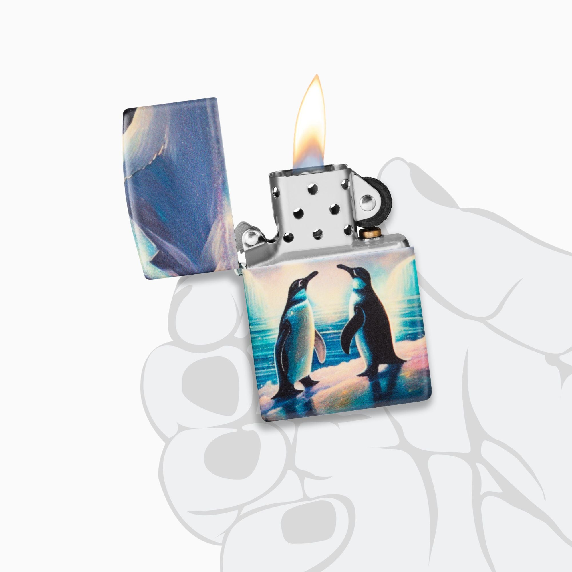 Zippo Penguin Design Windproof Lighter