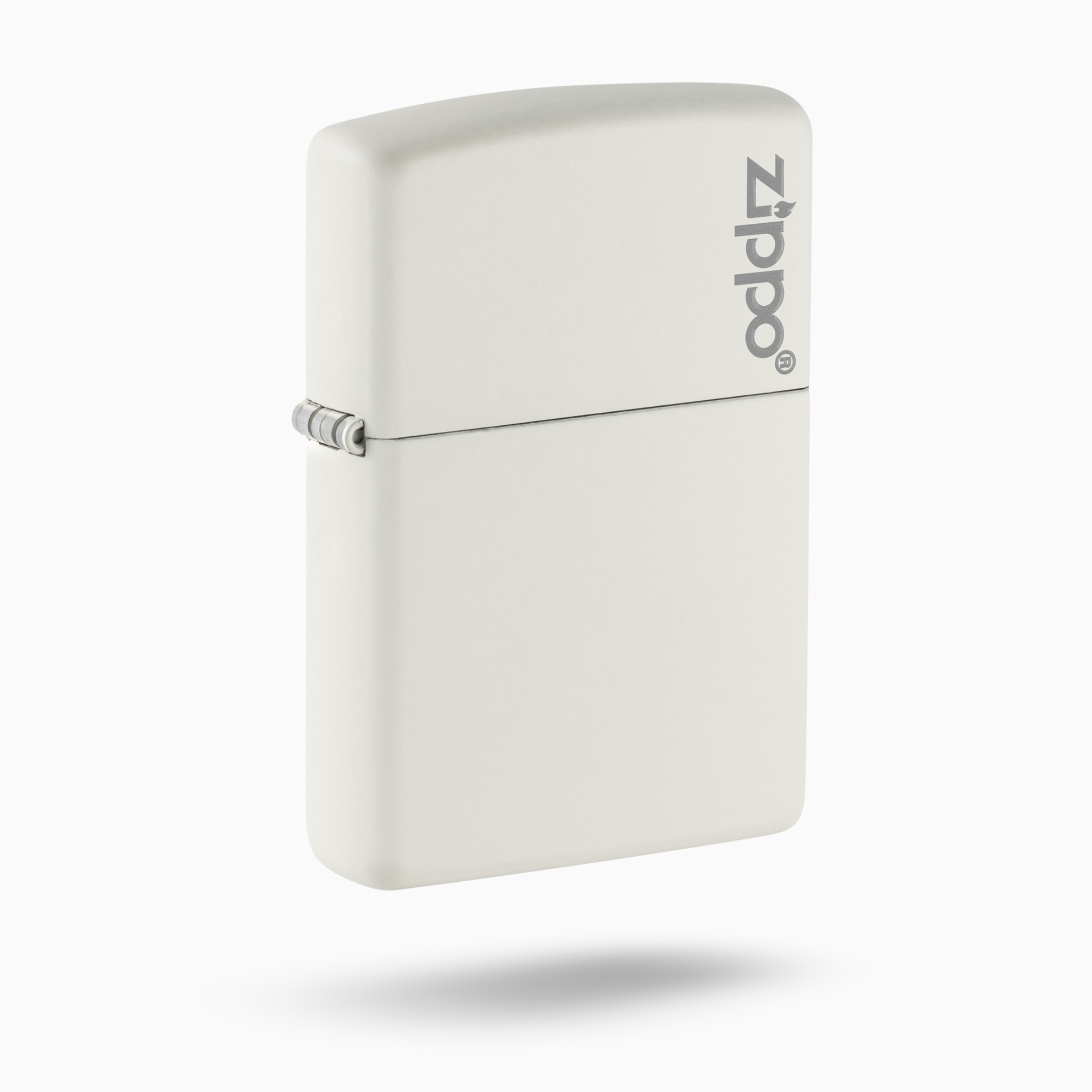 Classic White Matte Zippo Logo Windproof Lighter