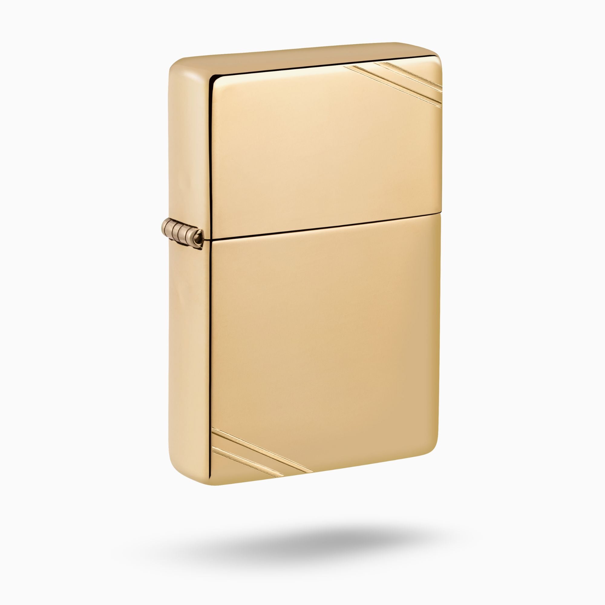 Zippo High Polish Brass Vintage Windproof Lighter