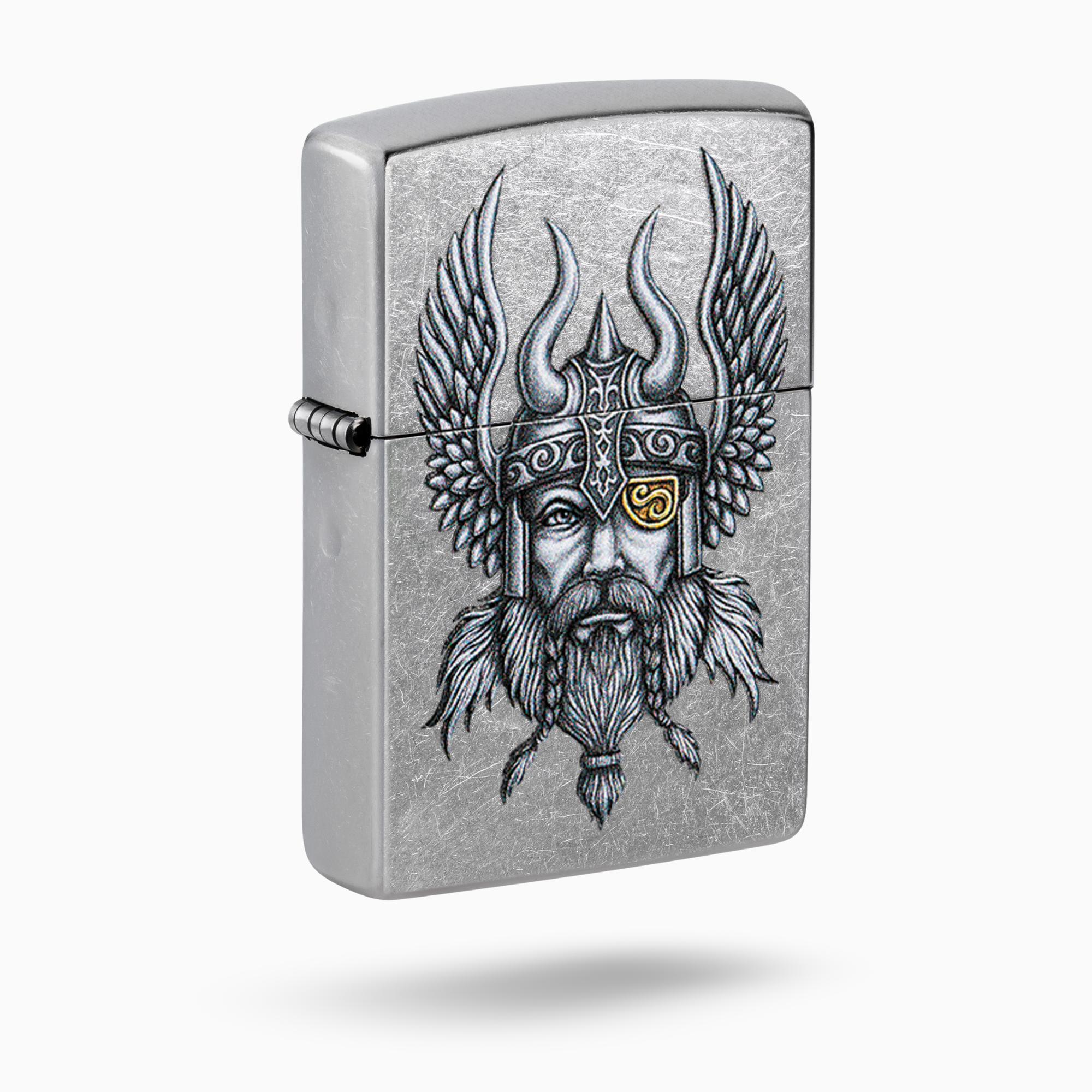 Zippo Viking Warrior Design Windproof Lighter