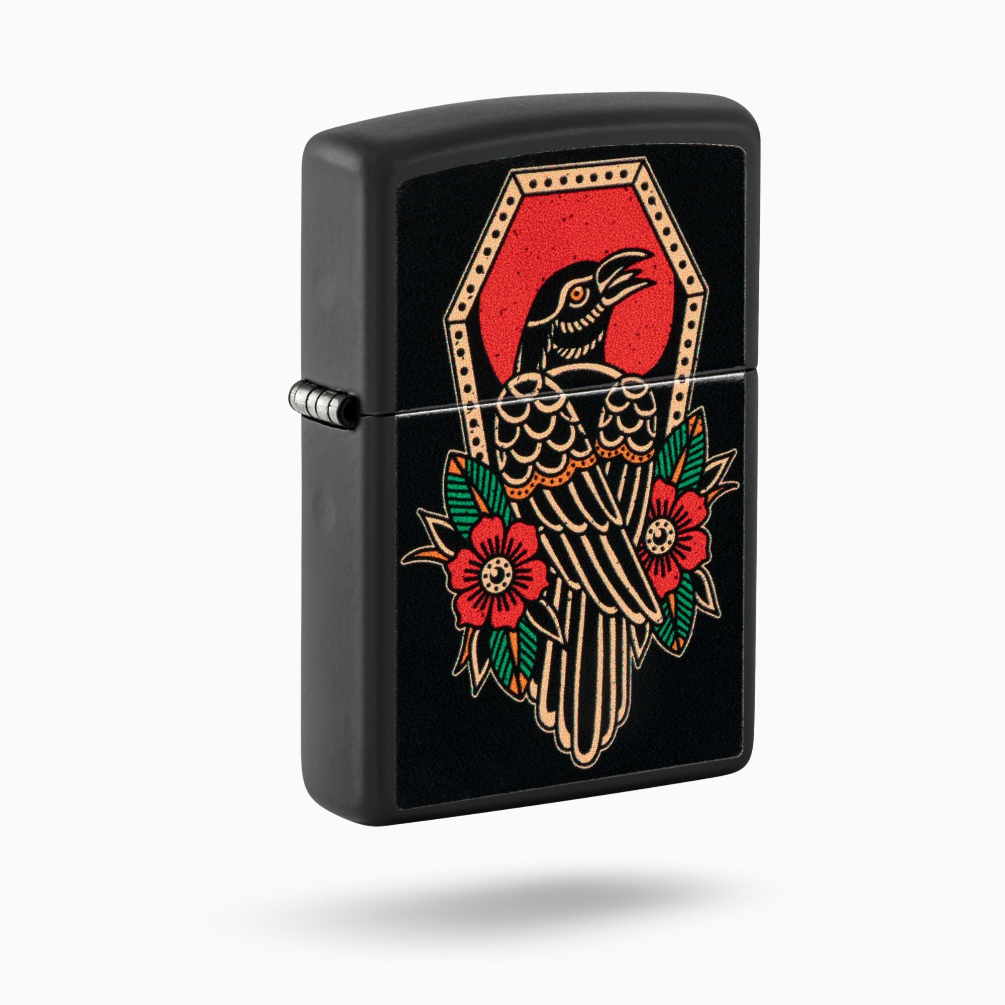 Zippo Crow Tattoo Design Windproof Lighter