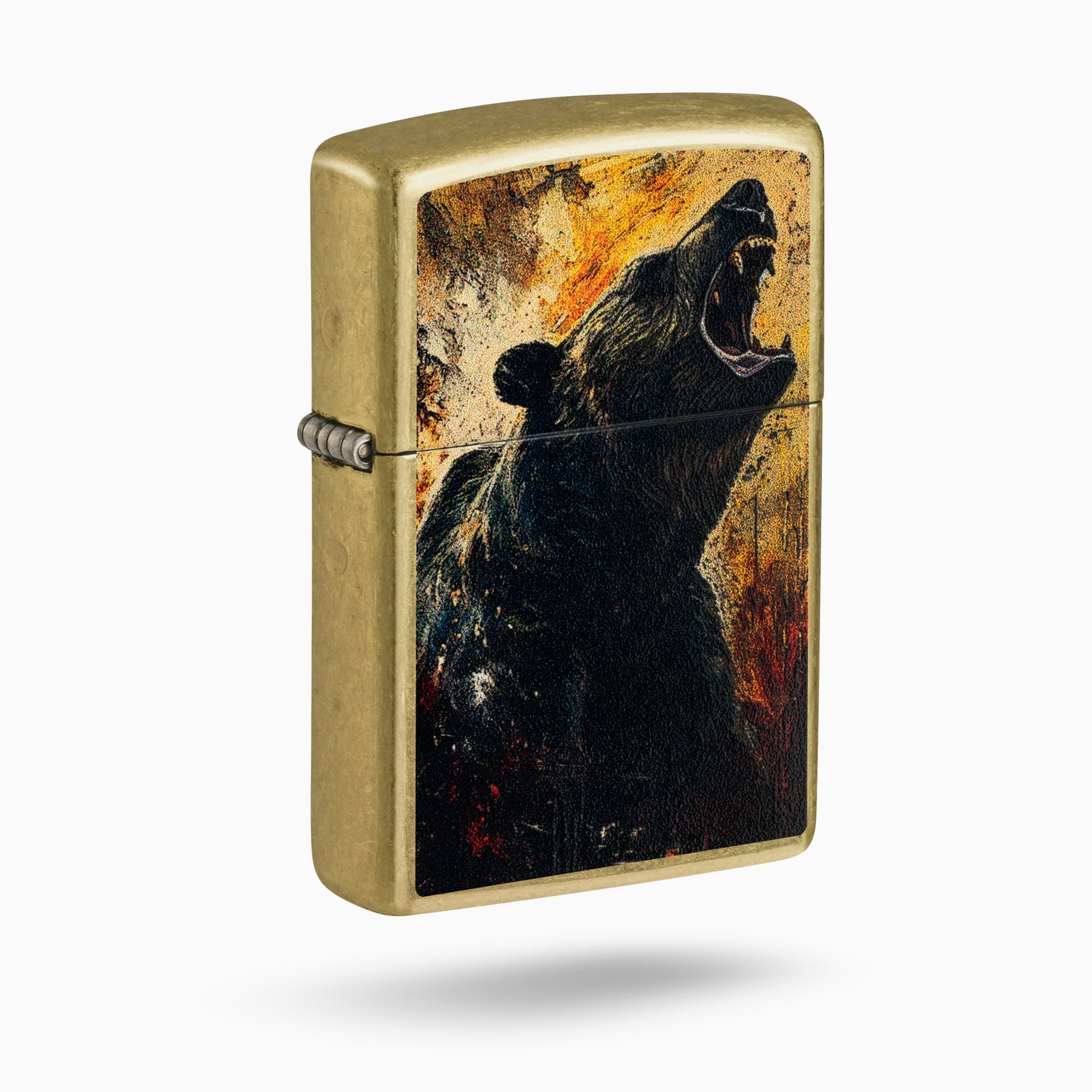 Zippo Grizzly Roar Design Windproof Lighter