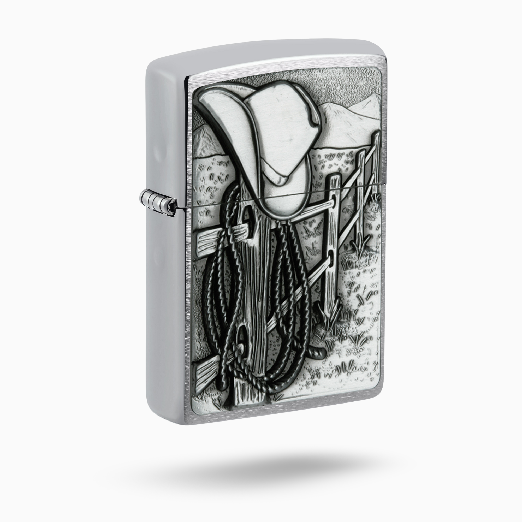 Zippo Resting Cowboy Design Windproof Lighter