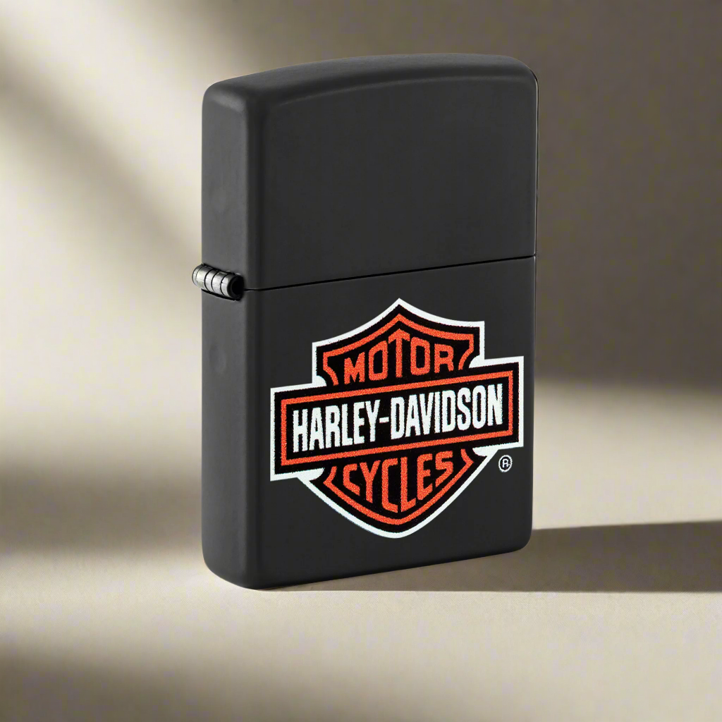 Zippo Harley-Davidson Black Matte Windproof Lighter