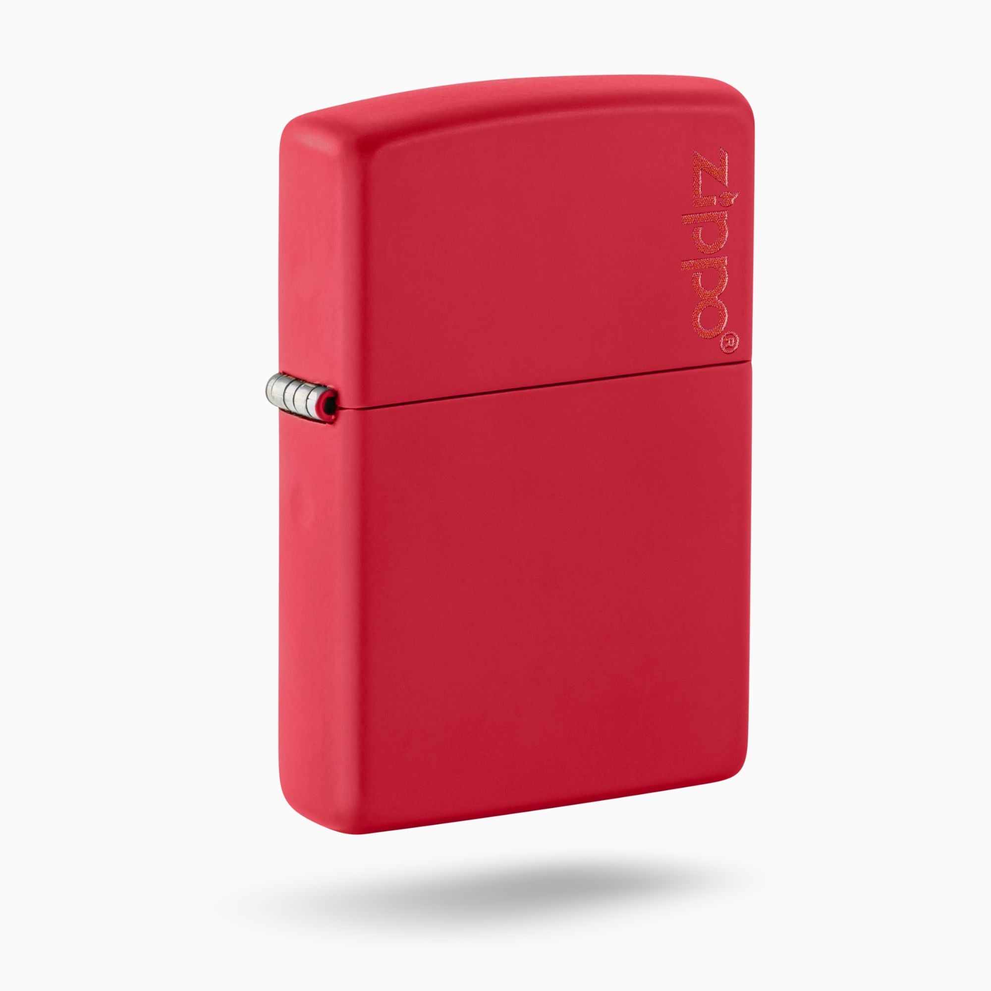 Zippo Classic Red Matte Logo Windproof Lighter