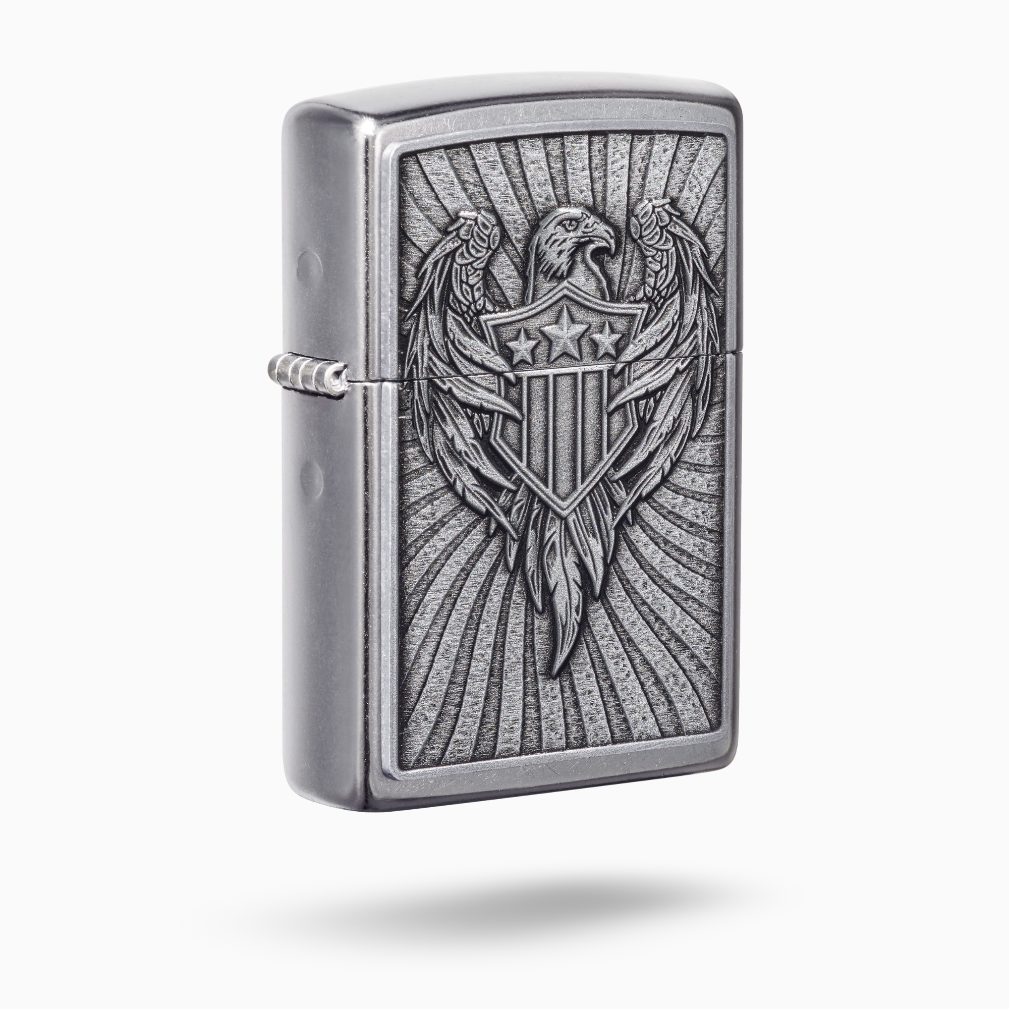 Zippo Eagle Shield Emblem Design Windproof Lighter