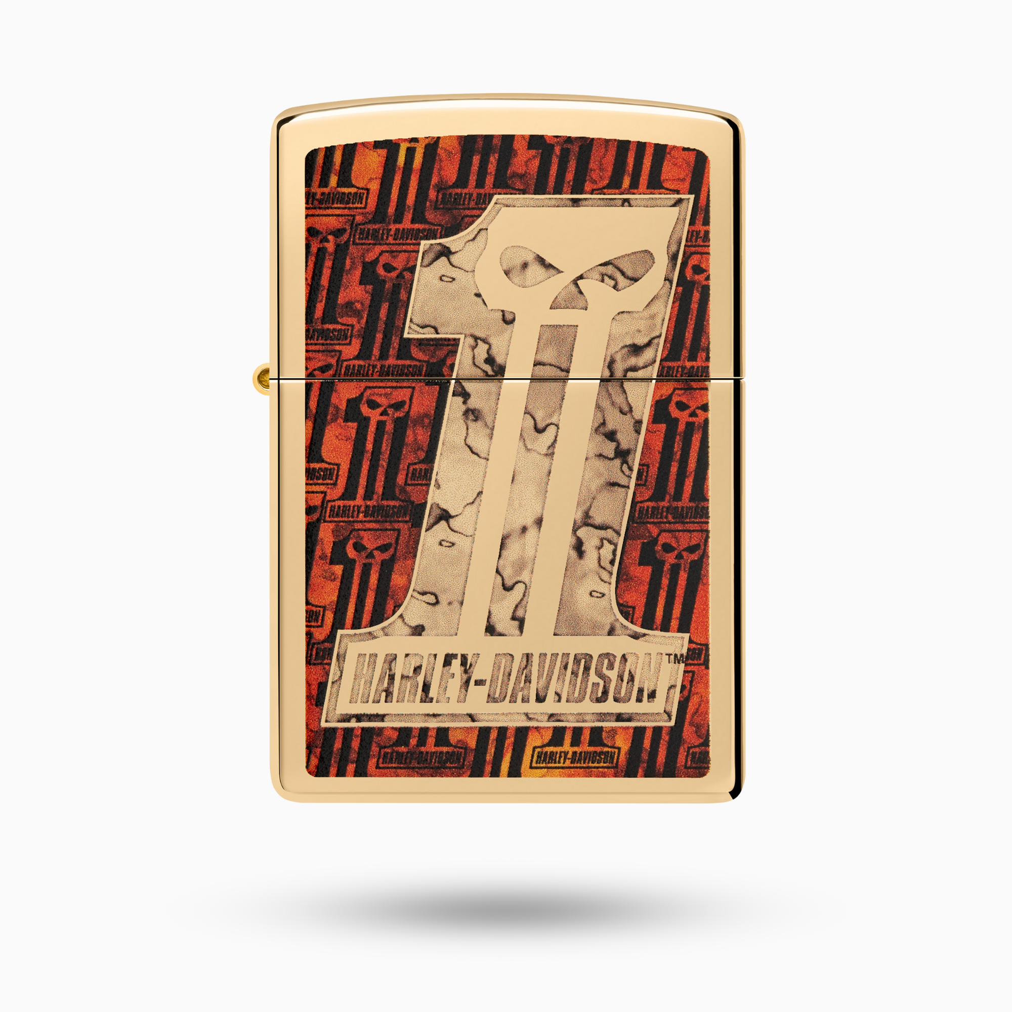 Zippo Harley-Davidson Skull Design Windproof Lighter