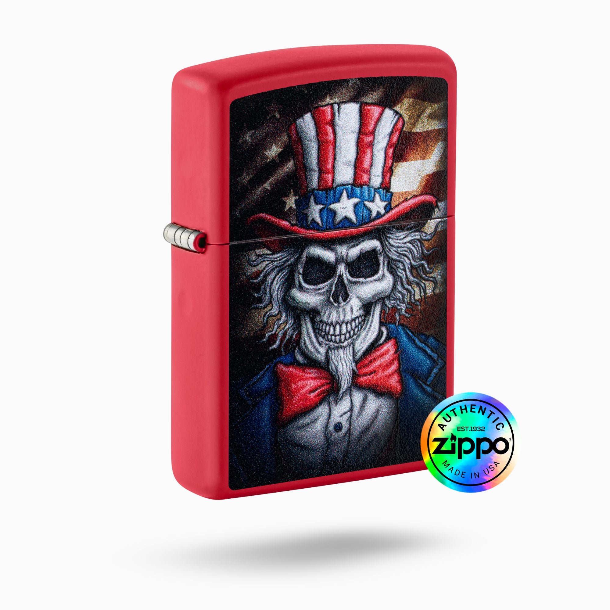 Zippo Uncle Skeleton Design Windproof Lighter