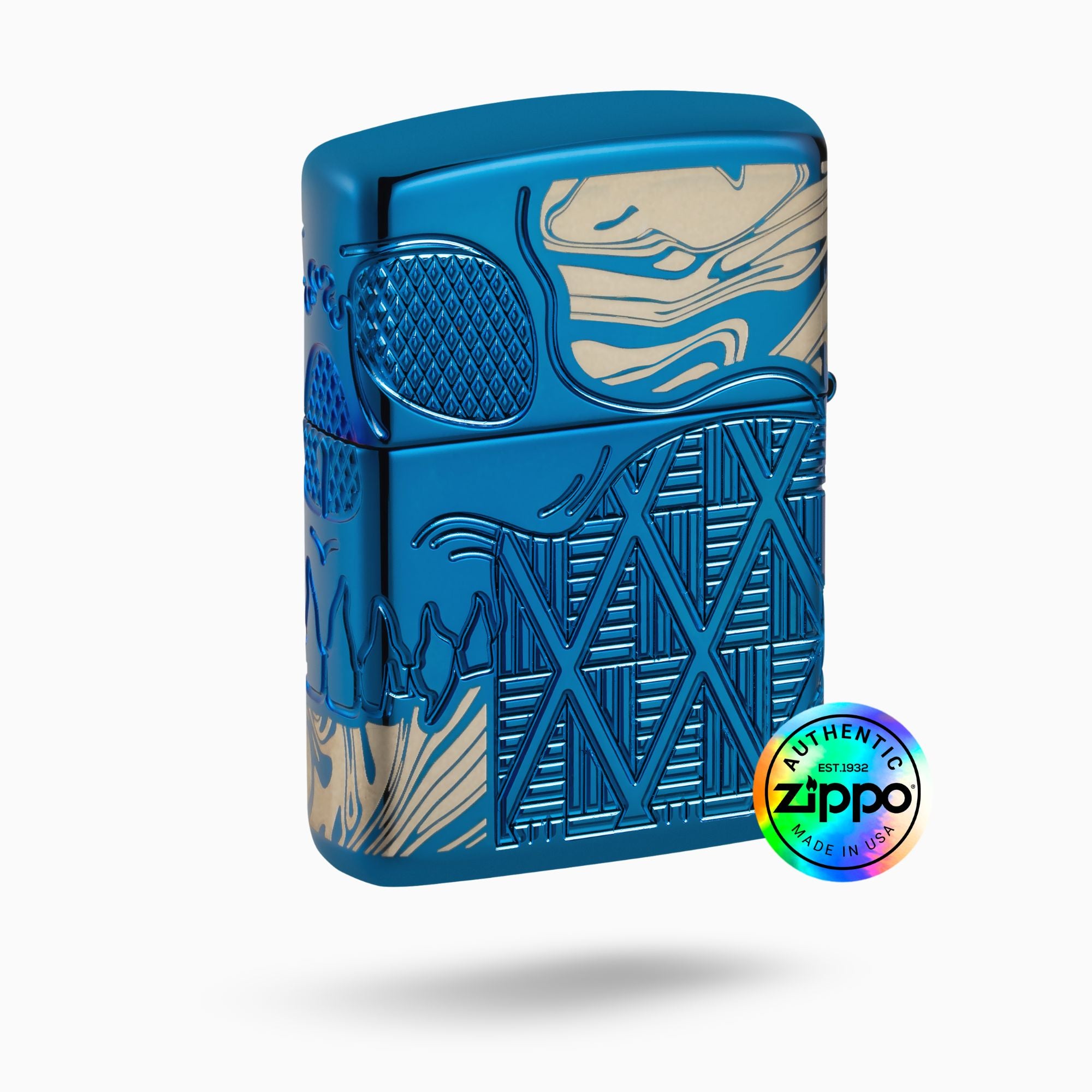 Zippo Armor Skull Design Windproof Lighter