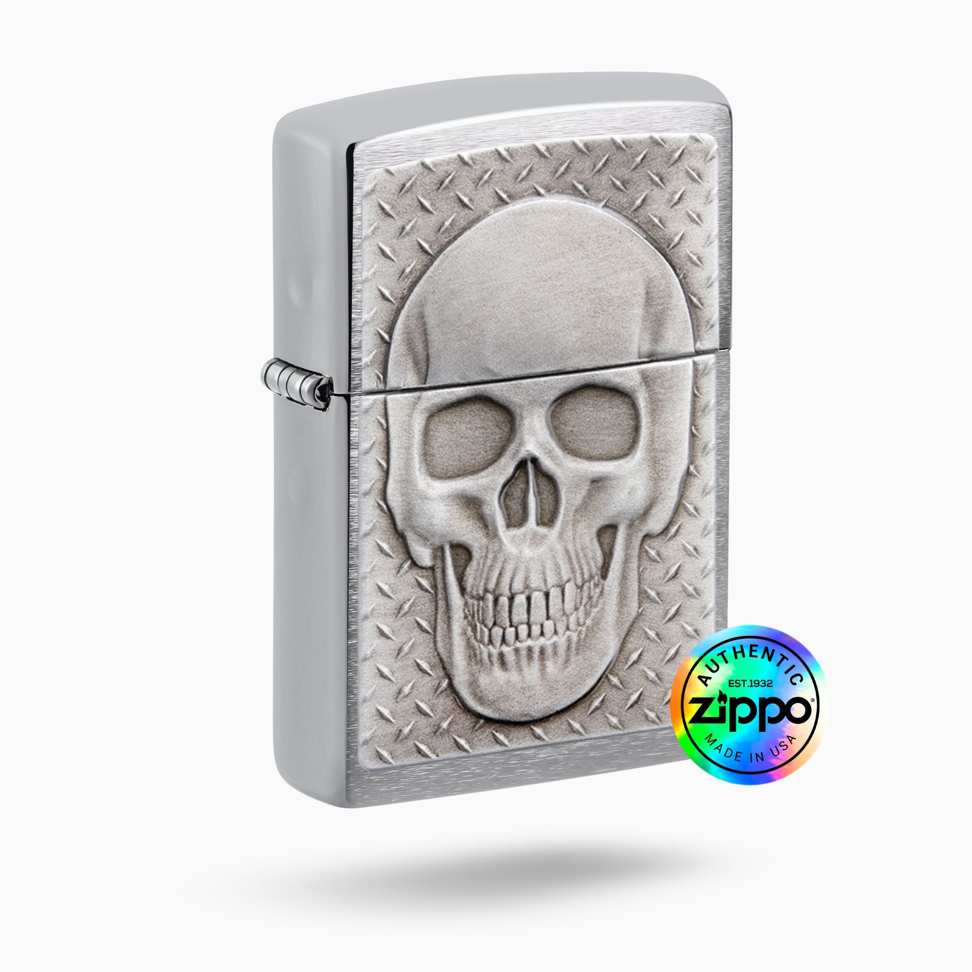 Zippo Skull with Brain Surprise Windproof Lighter