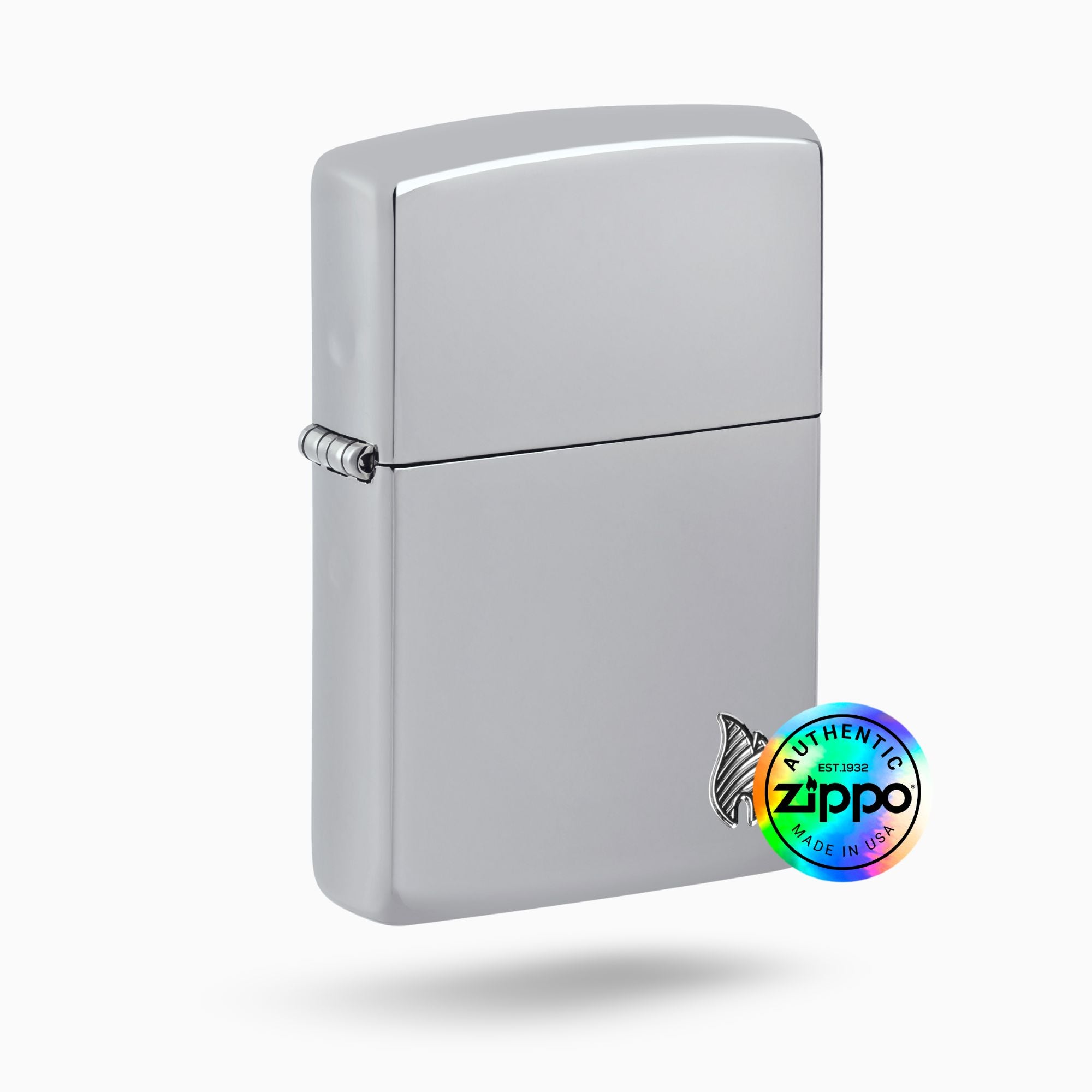 Zippo Armor® Chrome Flame Design Windproof Lighter