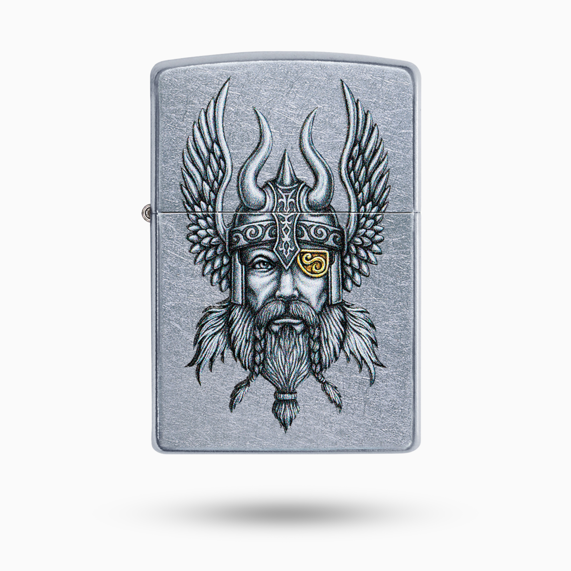 Zippo Viking Warrior Design Windproof Lighter