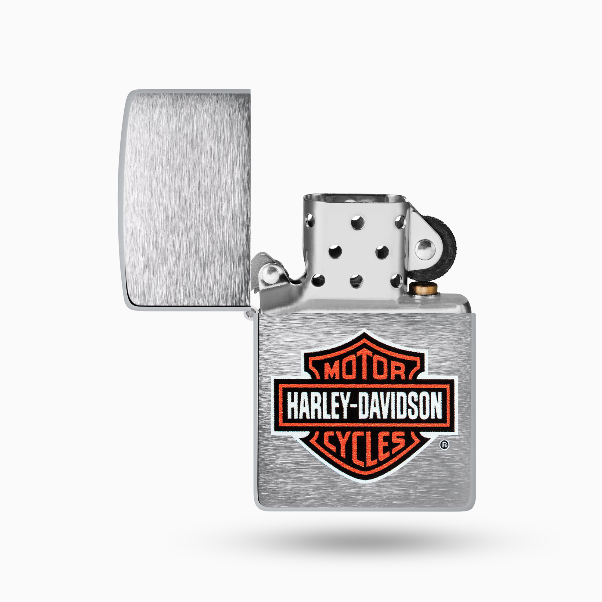 Zippo Harley-Davidson Brushed Chrome Windproof Lighter