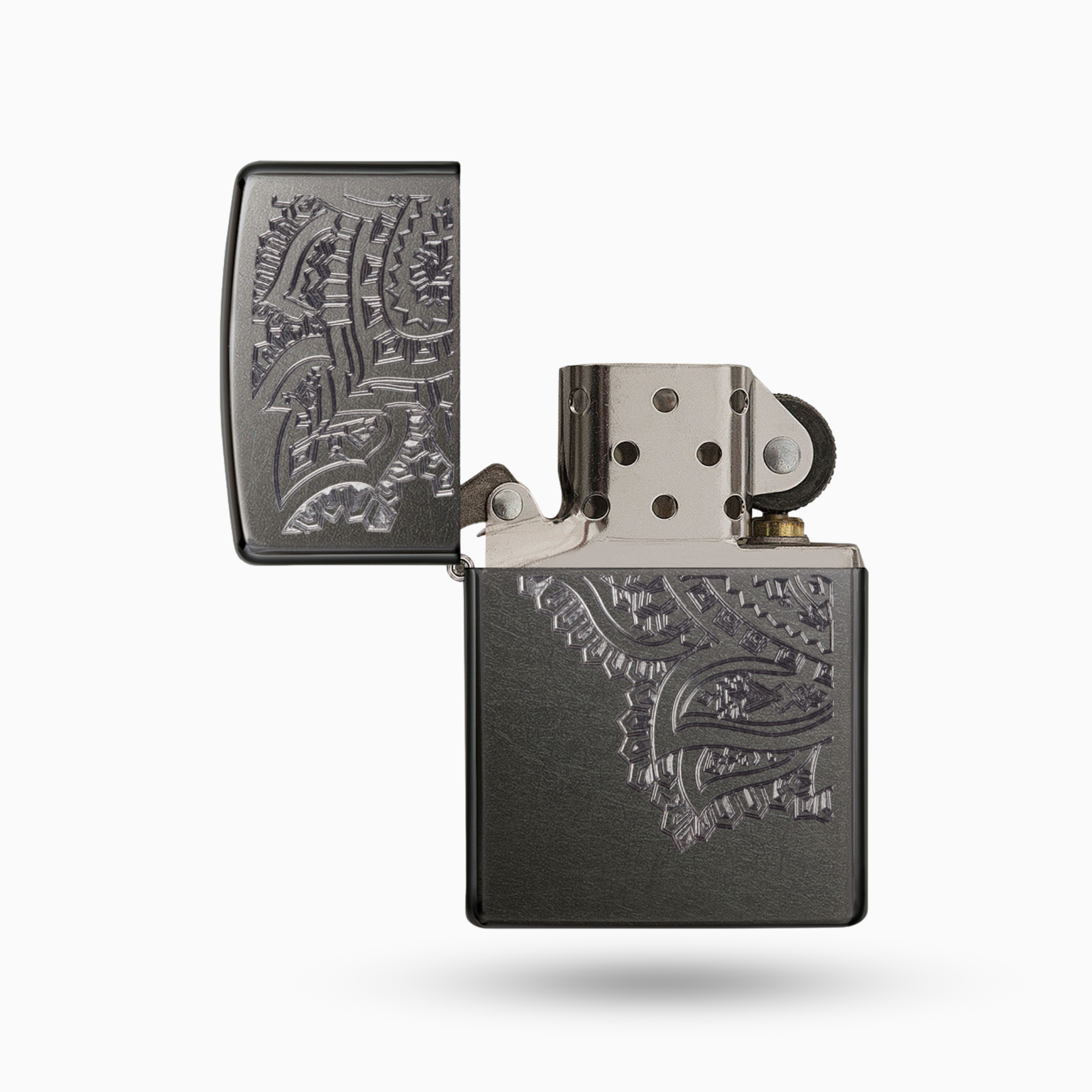 Zippo Iced Paisley Design Windproof Lighter