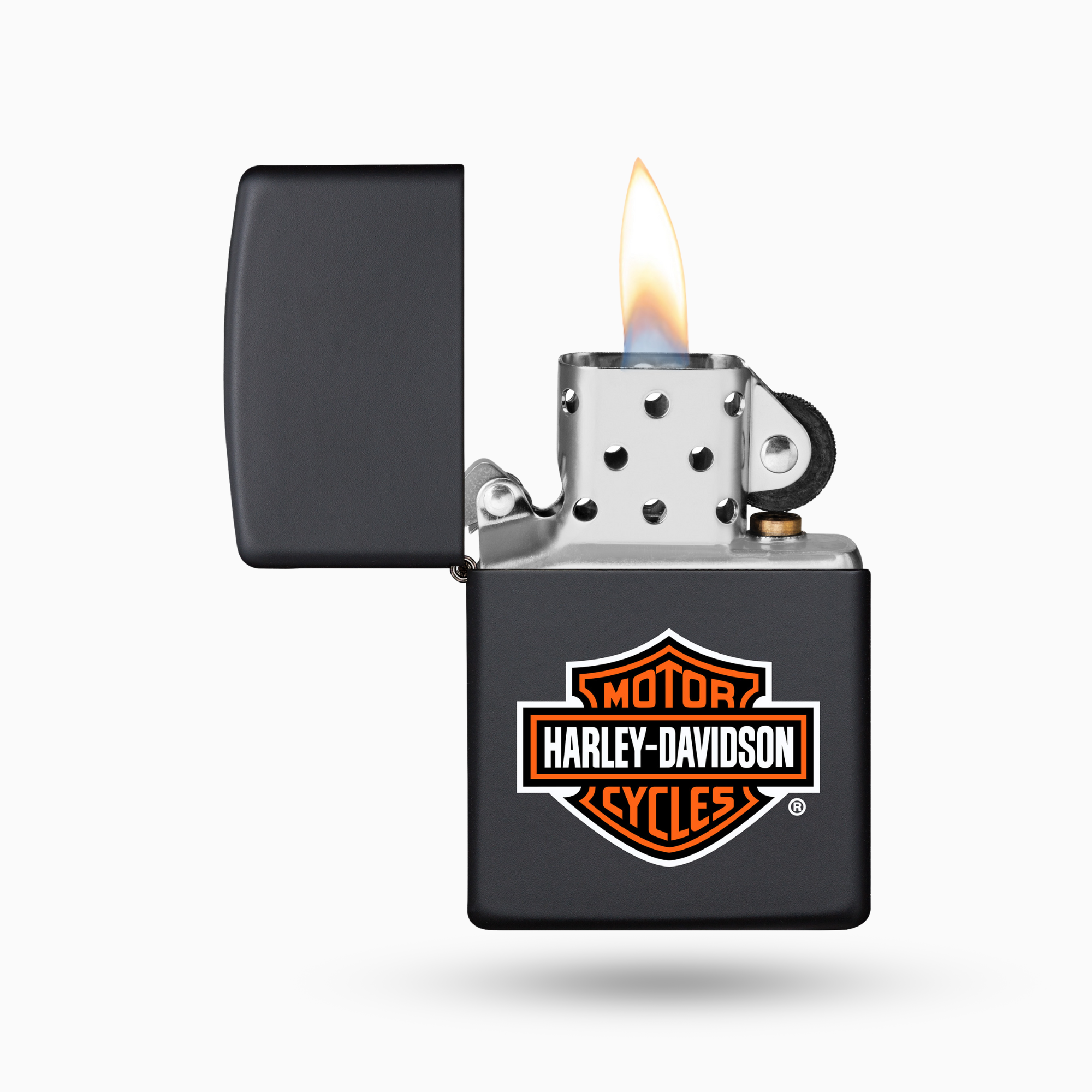 Zippo Harley-Davidson Black Matte Windproof Lighter