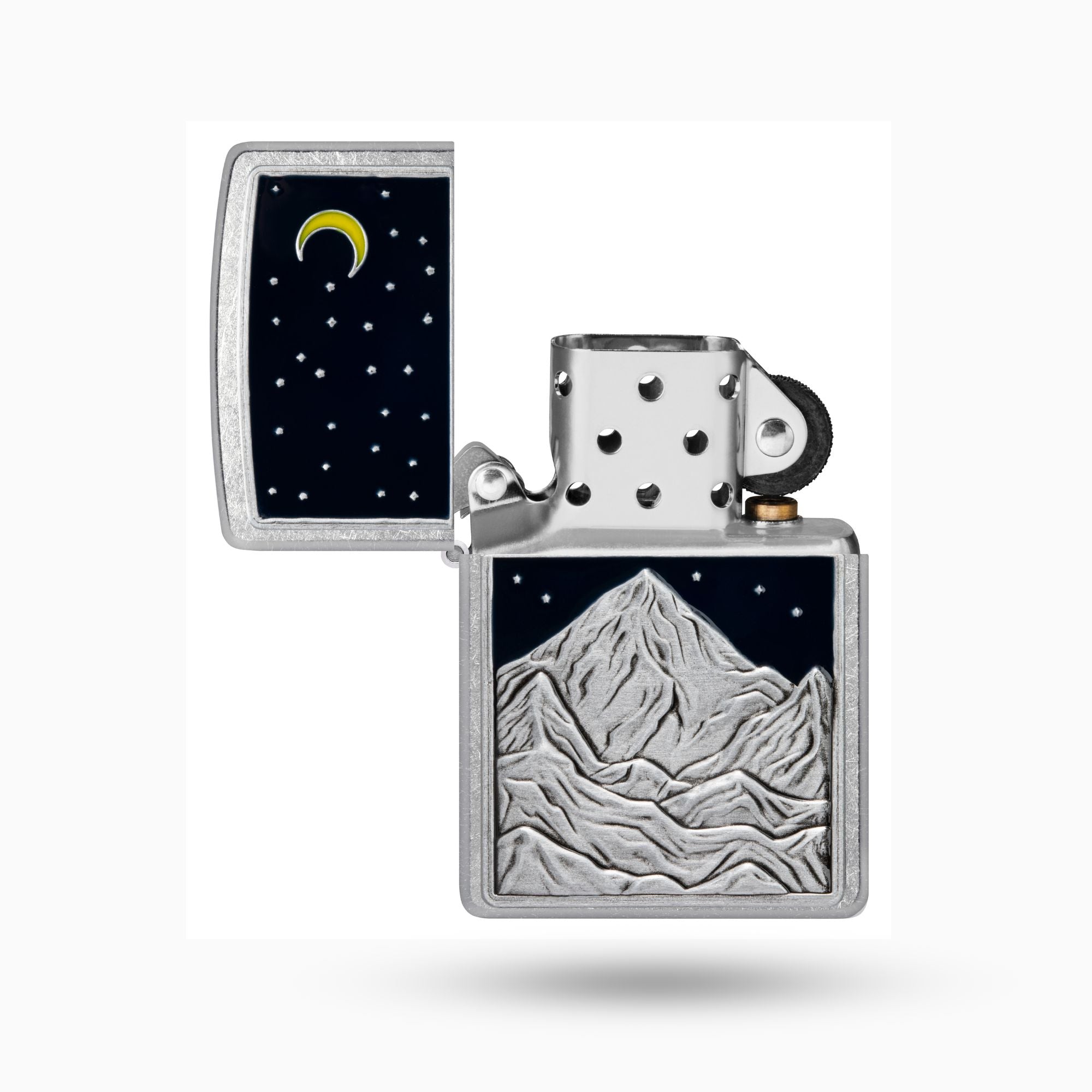 Zippo Mountain Emblem Design WIndproof Lighter