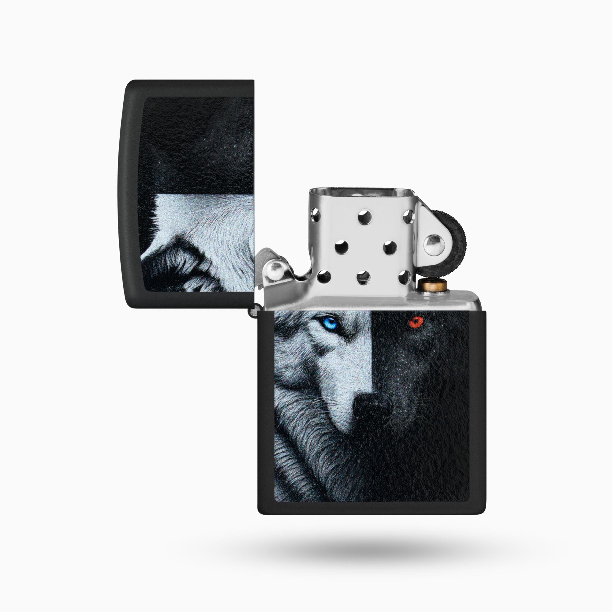 Zippo Two Wolves Design Windproof Lighter