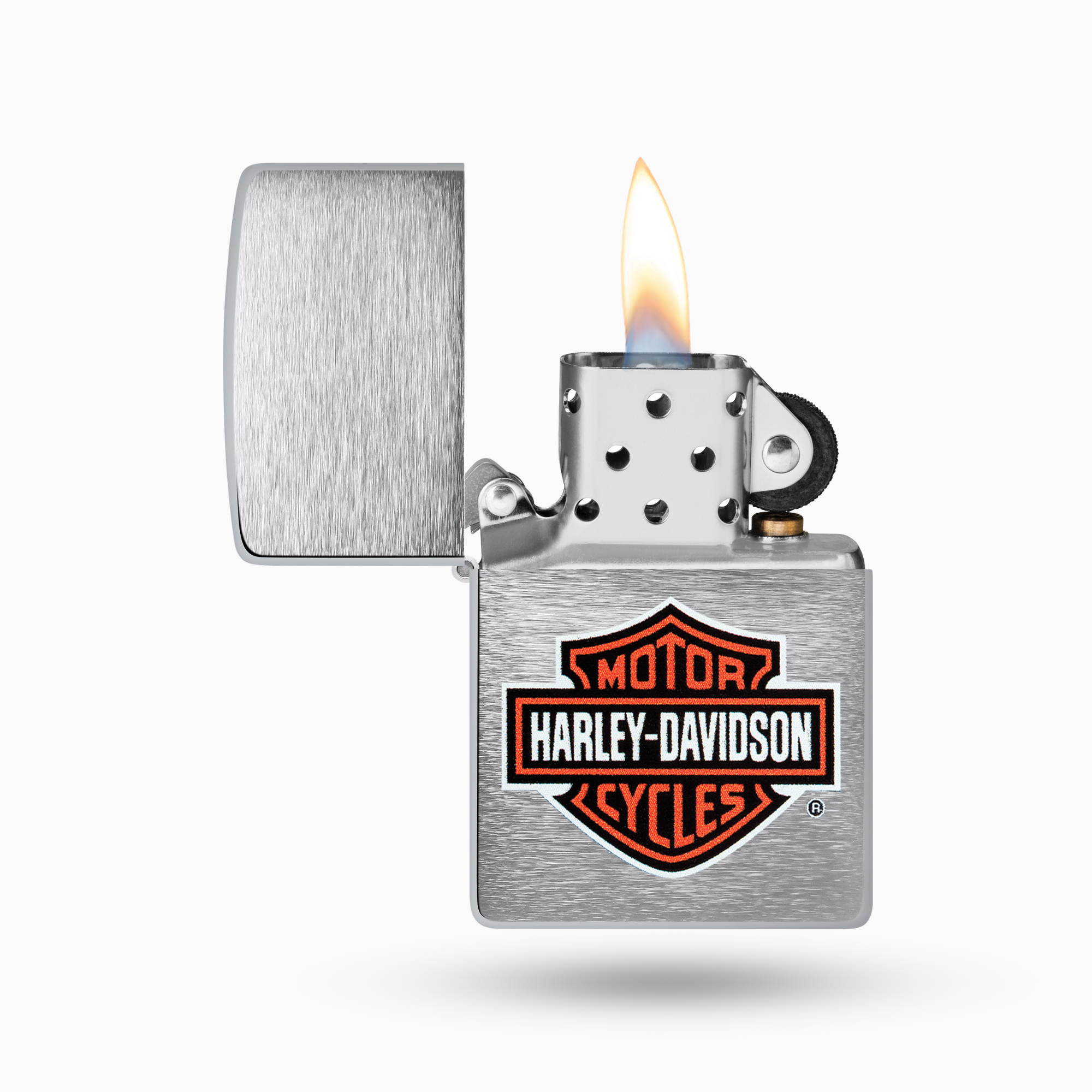 Zippo Harley-Davidson Brushed Chrome Windproof Lighter