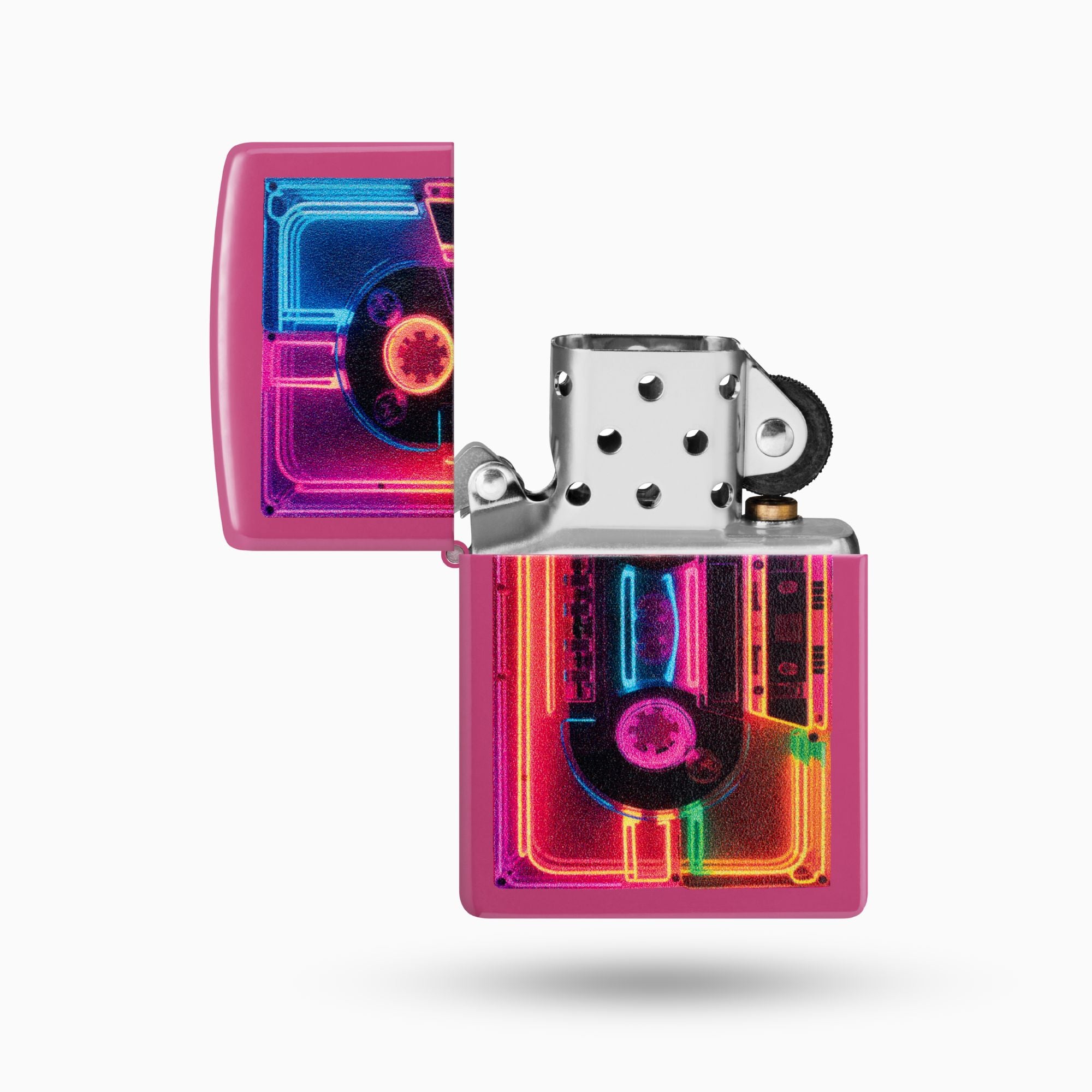 Zippo Neon Cassette Design Windproof Lighter