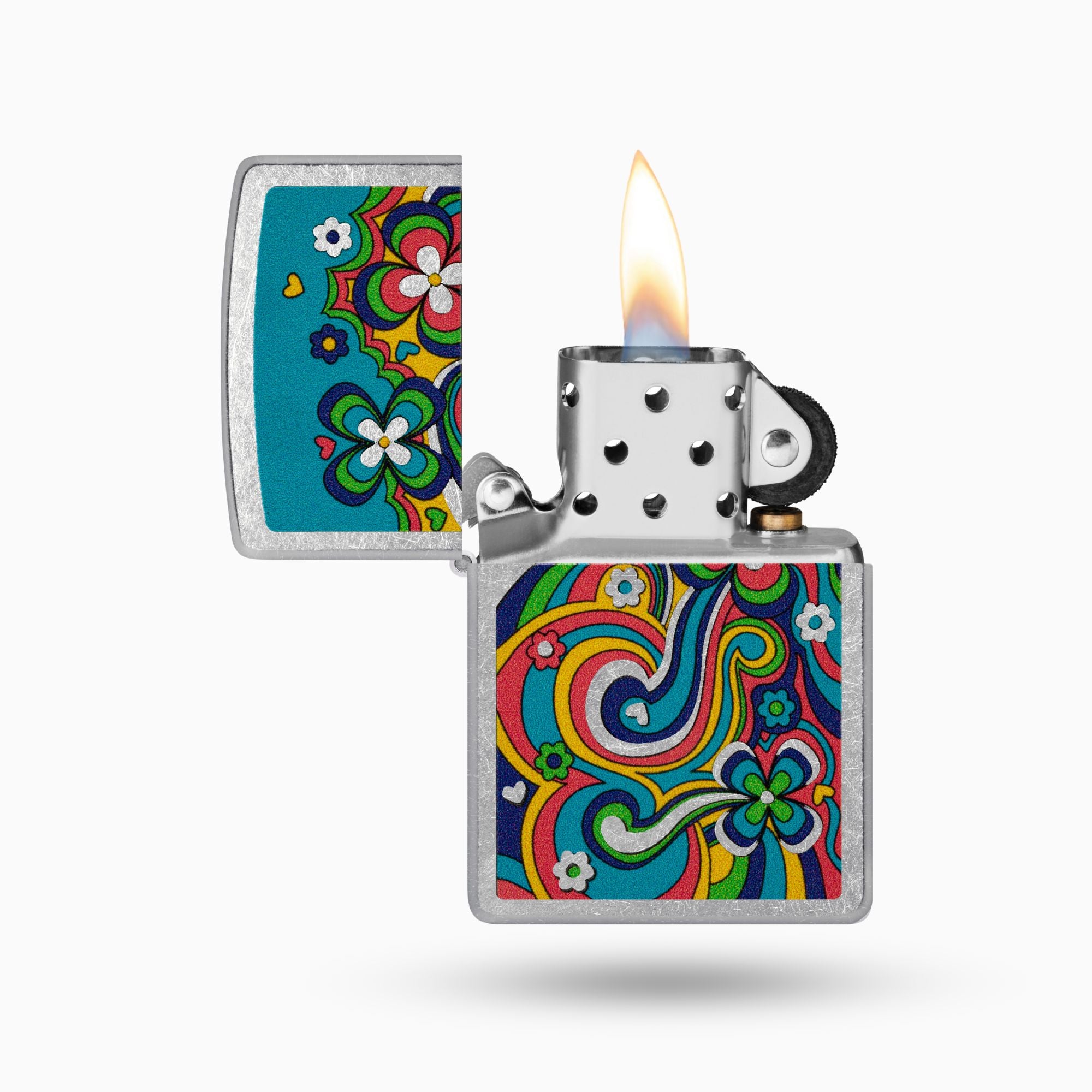 Zippo Flower Power Design Windproof Lighter