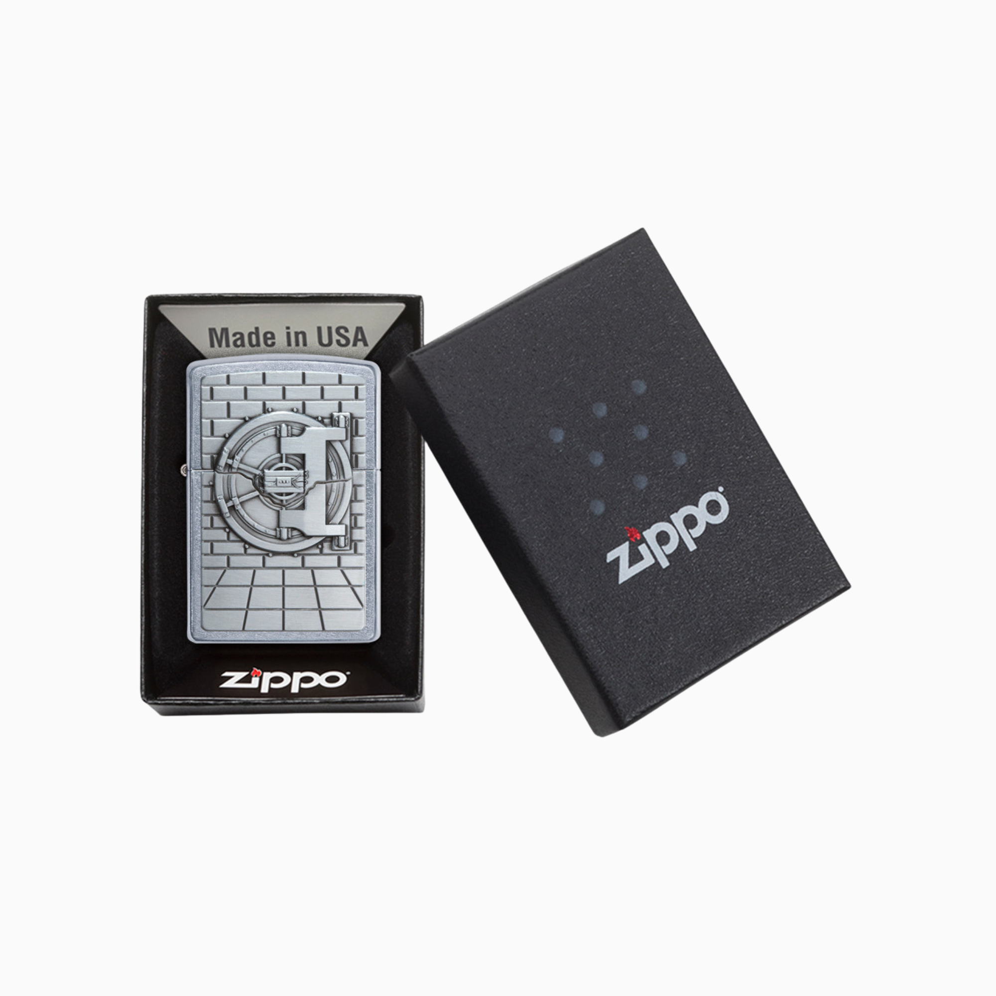 Zippo Safe with Gold Cash Surprise Windproof Lighter