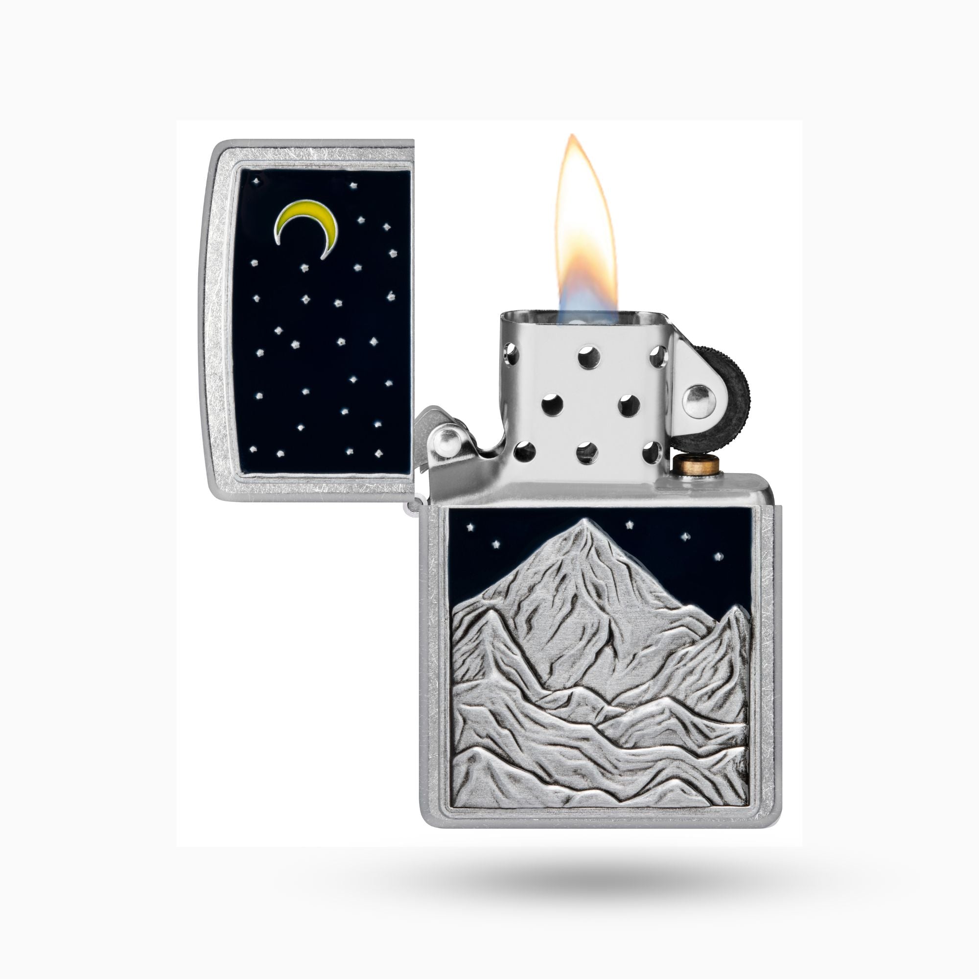 Zippo Mountain Emblem Design WIndproof Lighter