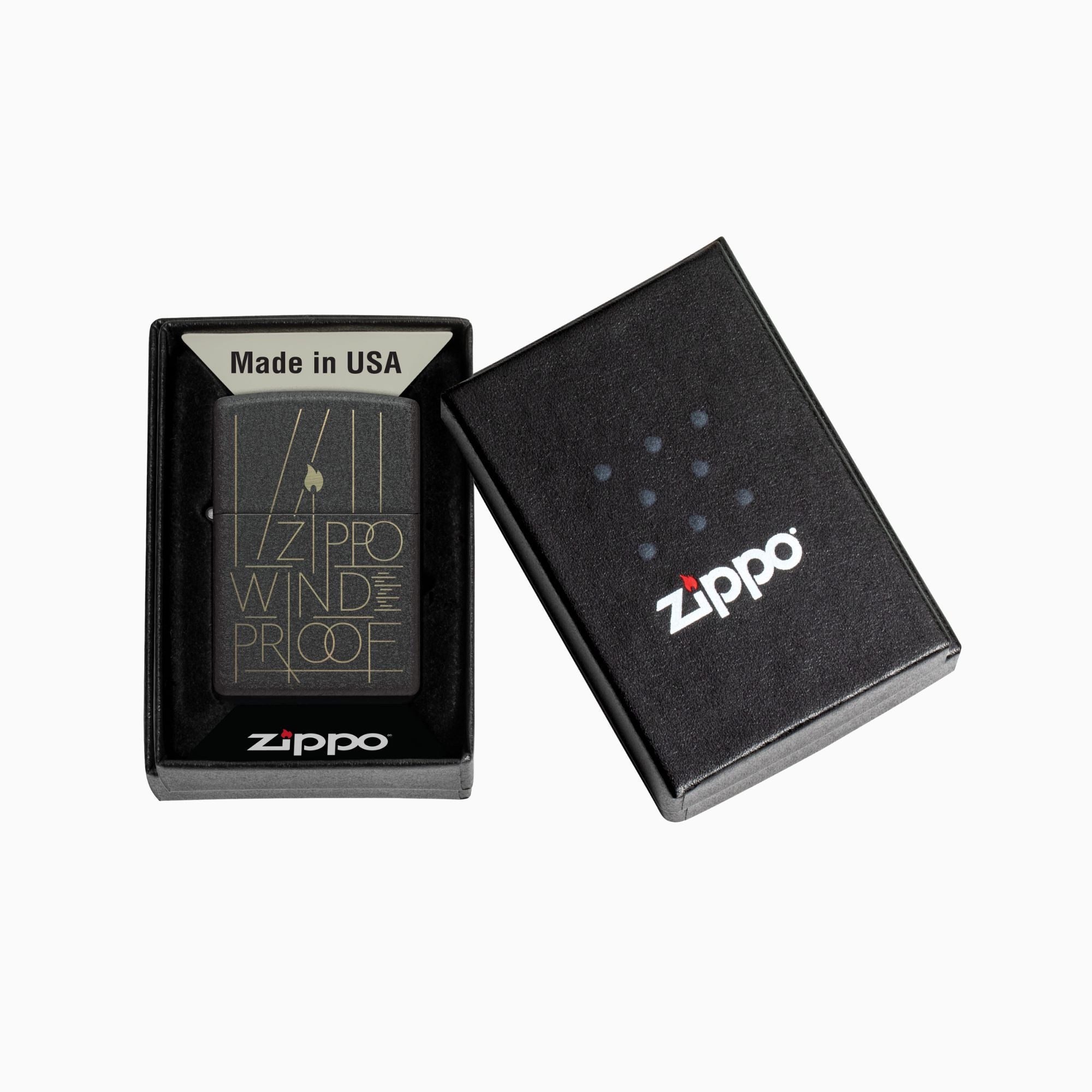 Zippo Line Art Design Windproof Lighter