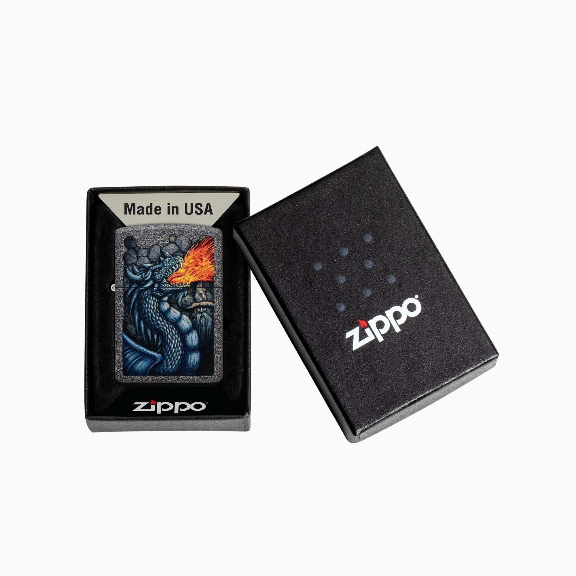 Zippo Fiery Dragon Design Windproof Lighter