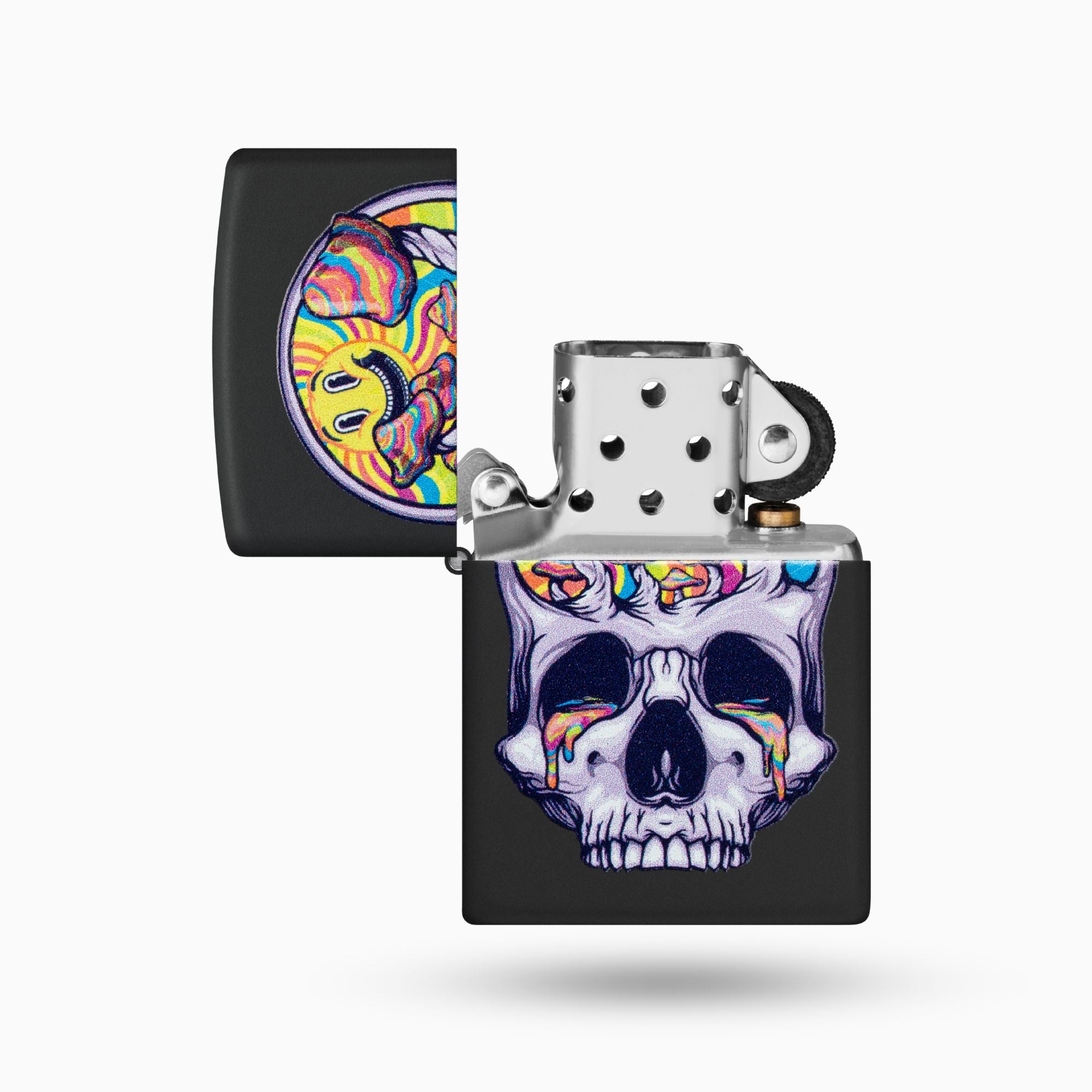 Zippo Skull Moon Design Windproof Lighter