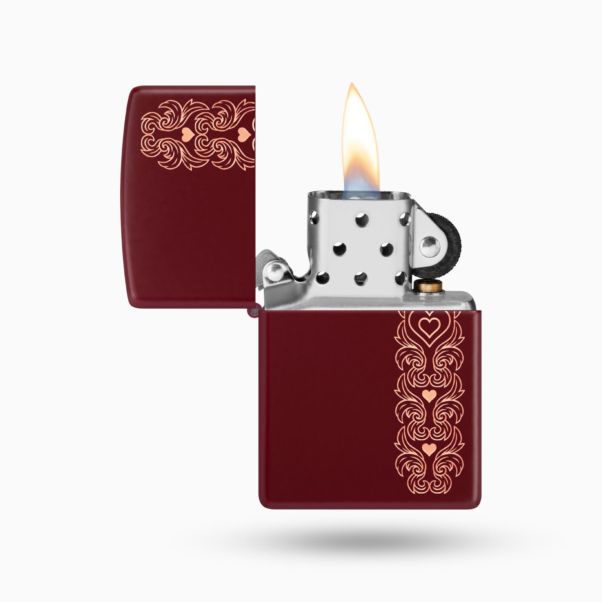 Zippo Heart Garland Design Windproof Lighter