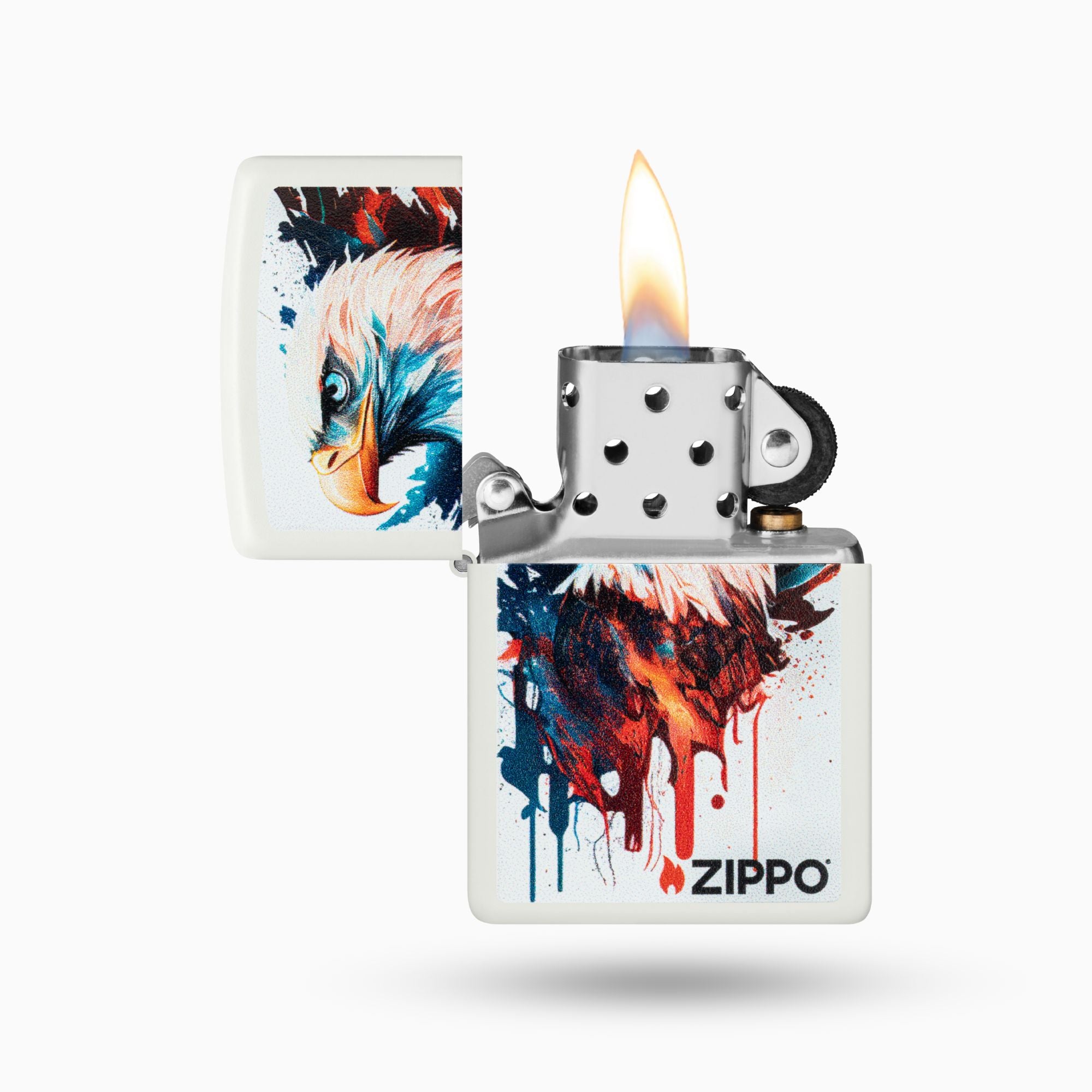 Zippo Painted Eagle Design Windproof Lighter