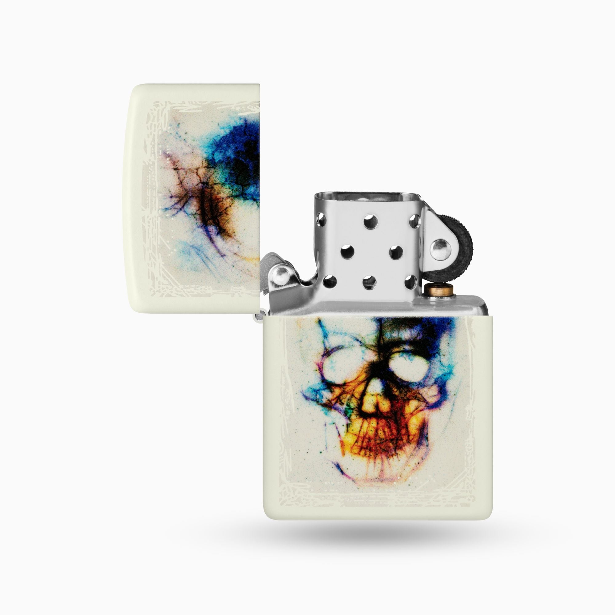 Zippo Skull Print Design Windproof Lighter
