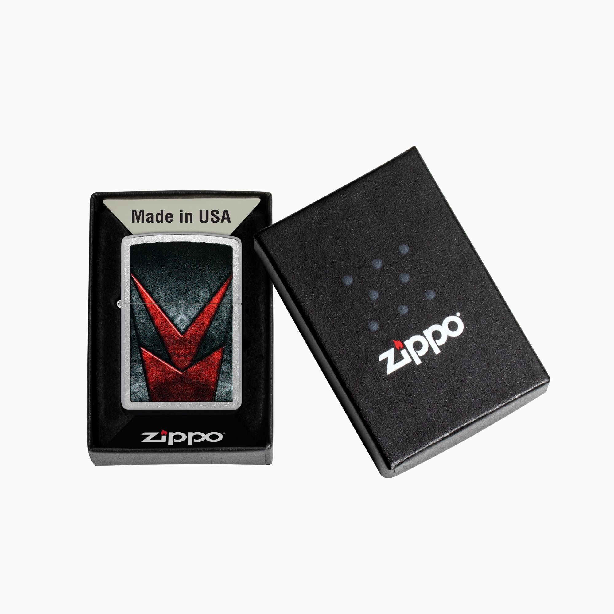 Zippo Metallic Pattern Design Windproof Lighter