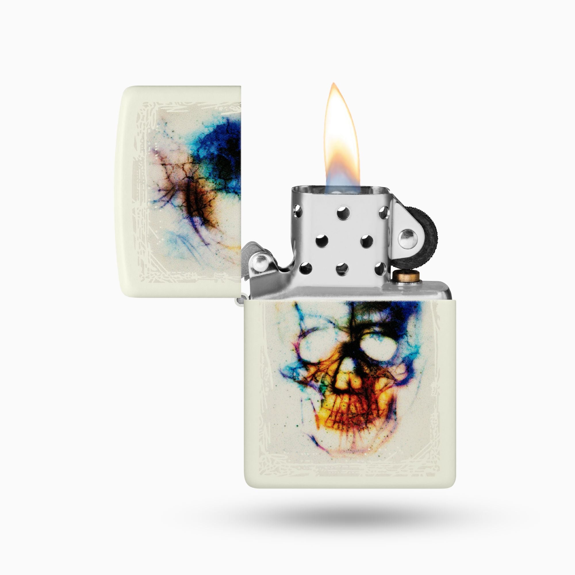Zippo Skull Print Design Windproof Lighter