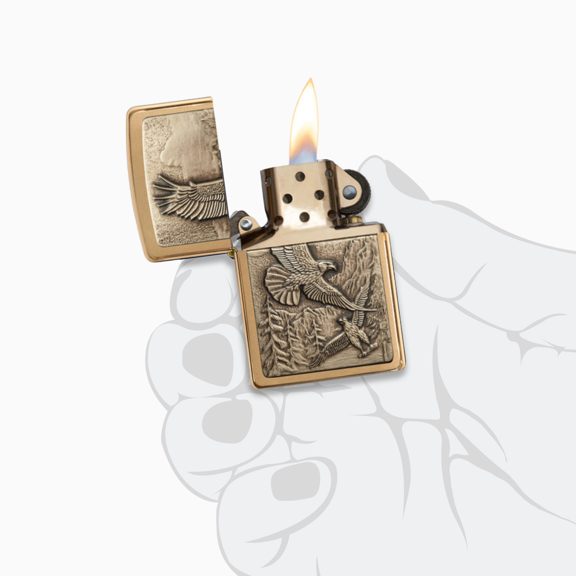 Zippo Soaring Eagles Windproof Lighter