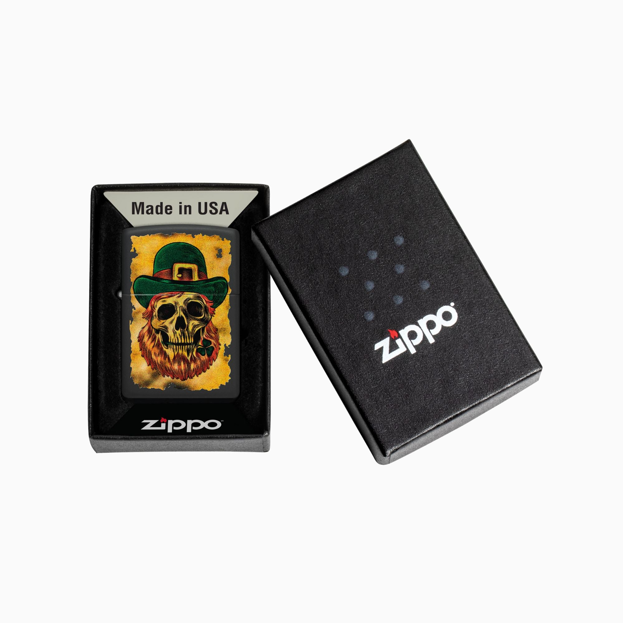 Zippo Lucky Map Design Windproof Lighter