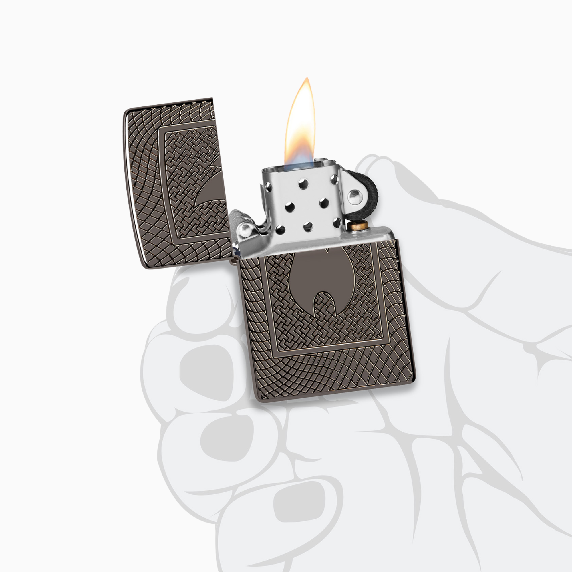 Zippo Flame Pattern Design Windproof Lighter