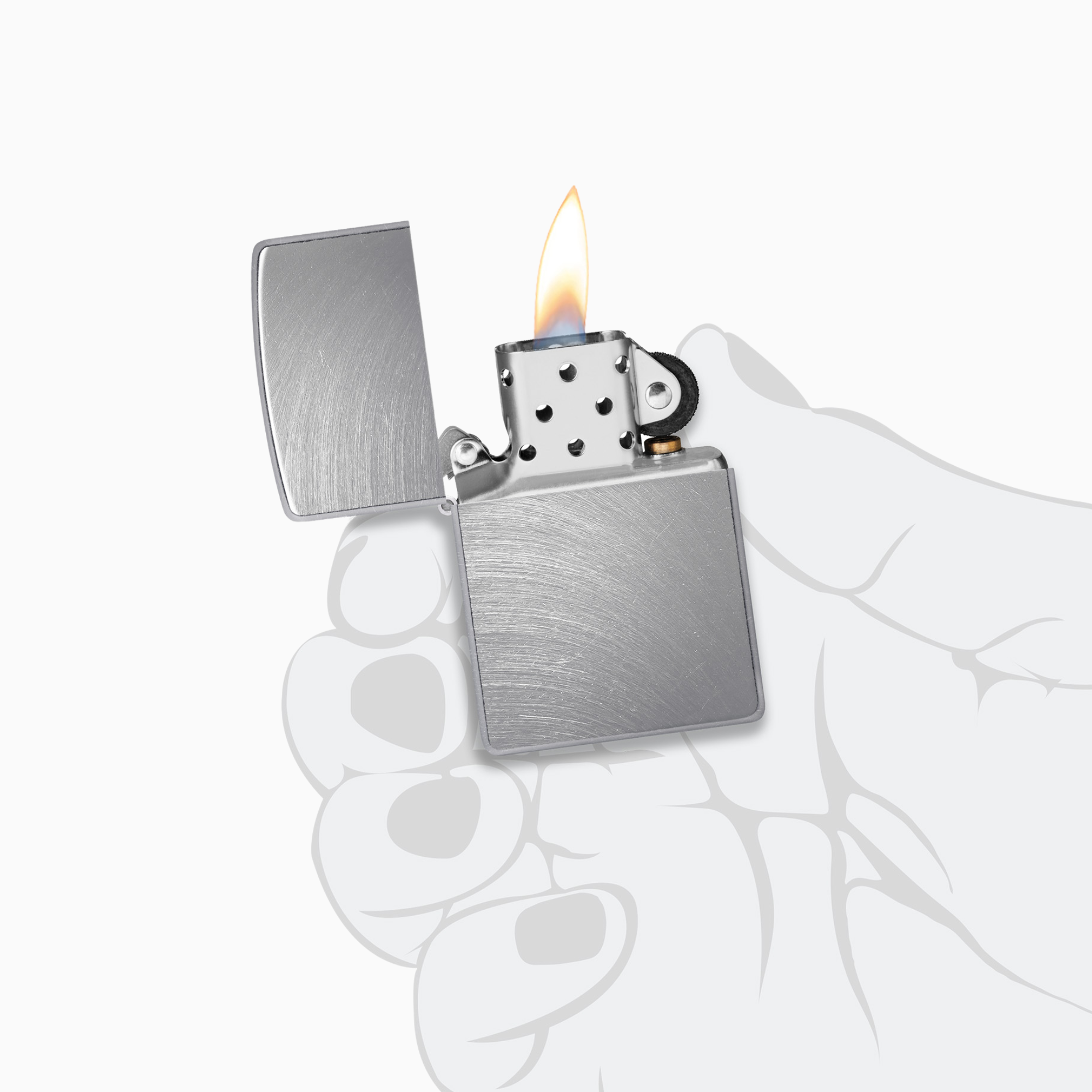 Zippo Classic Chrome Arch Windproof Lighter