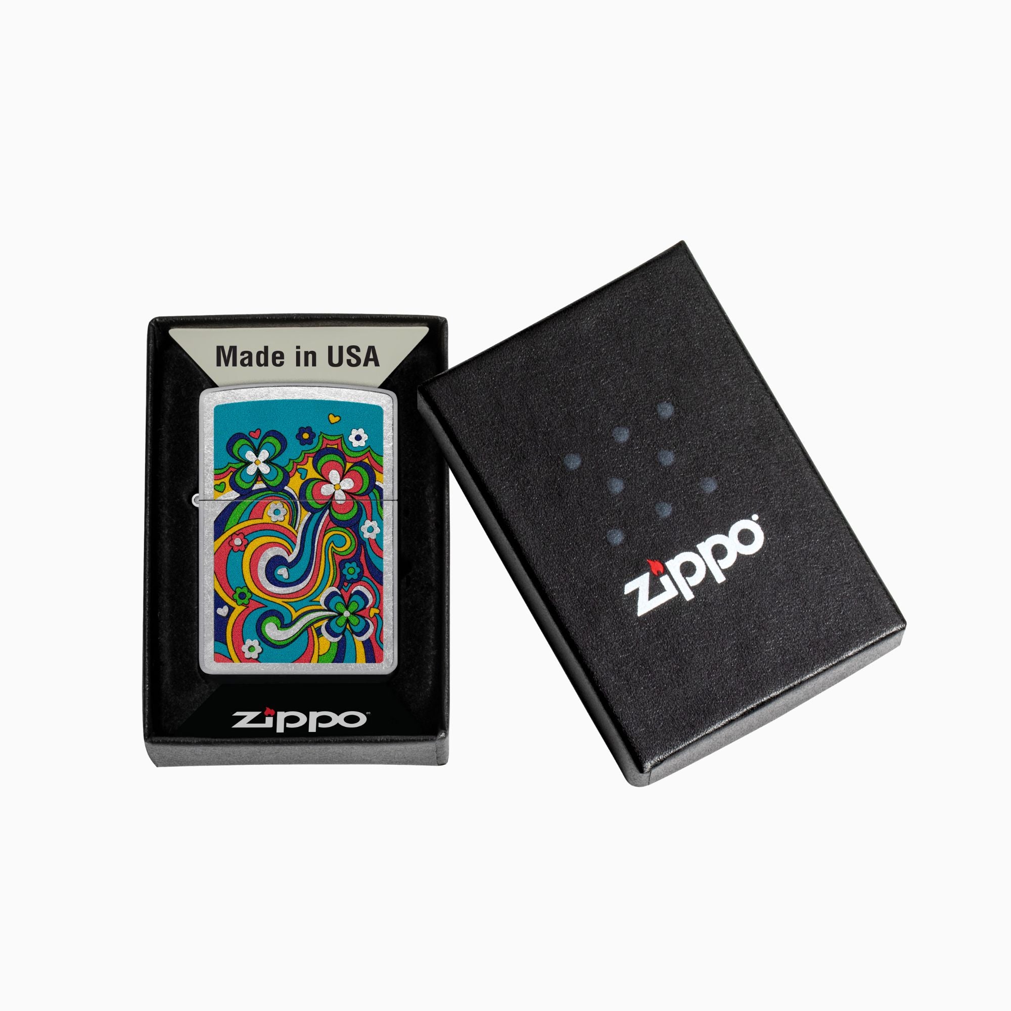Zippo Flower Power Design Windproof Lighter