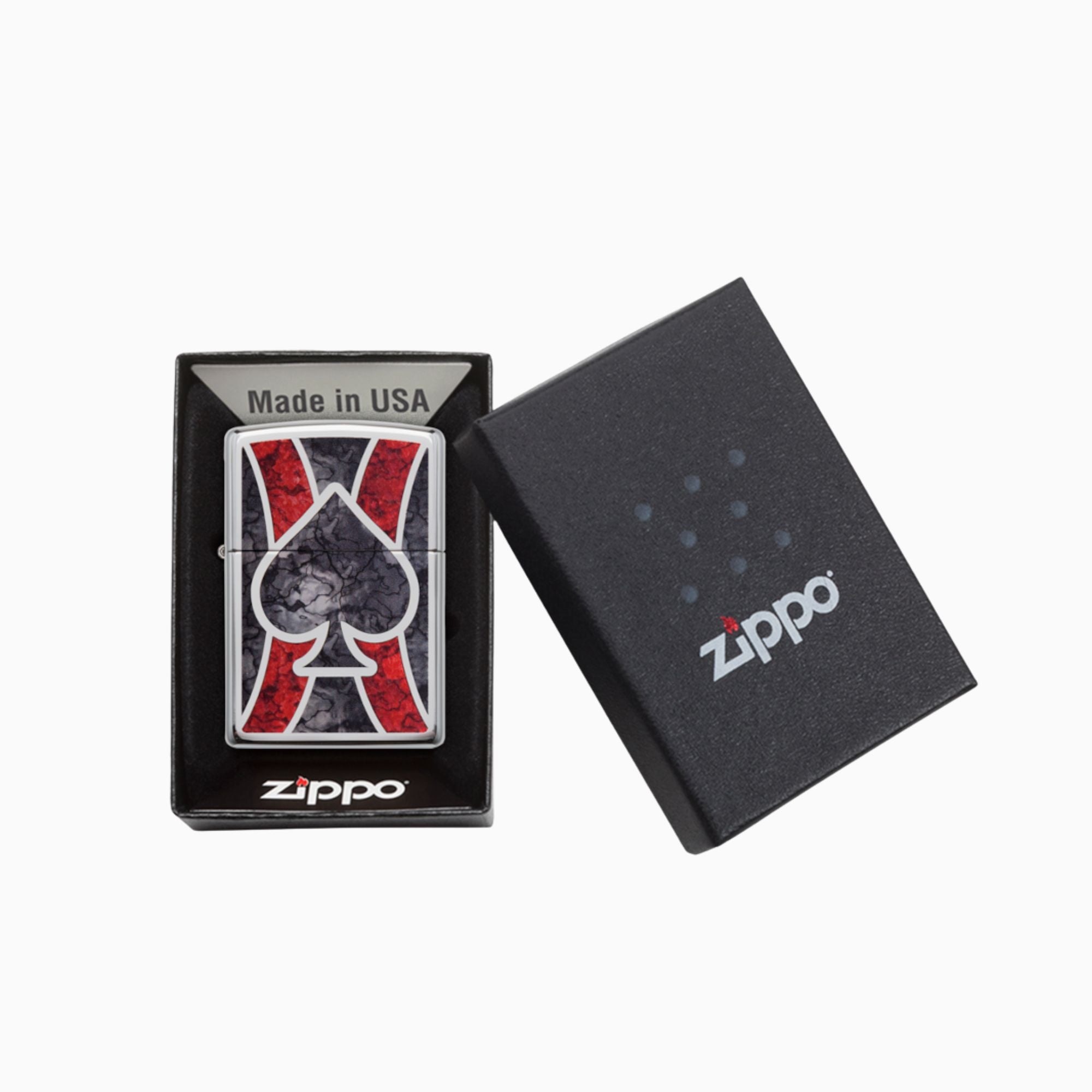 Zippo Spade High Polish Chrome Windproof Lighter