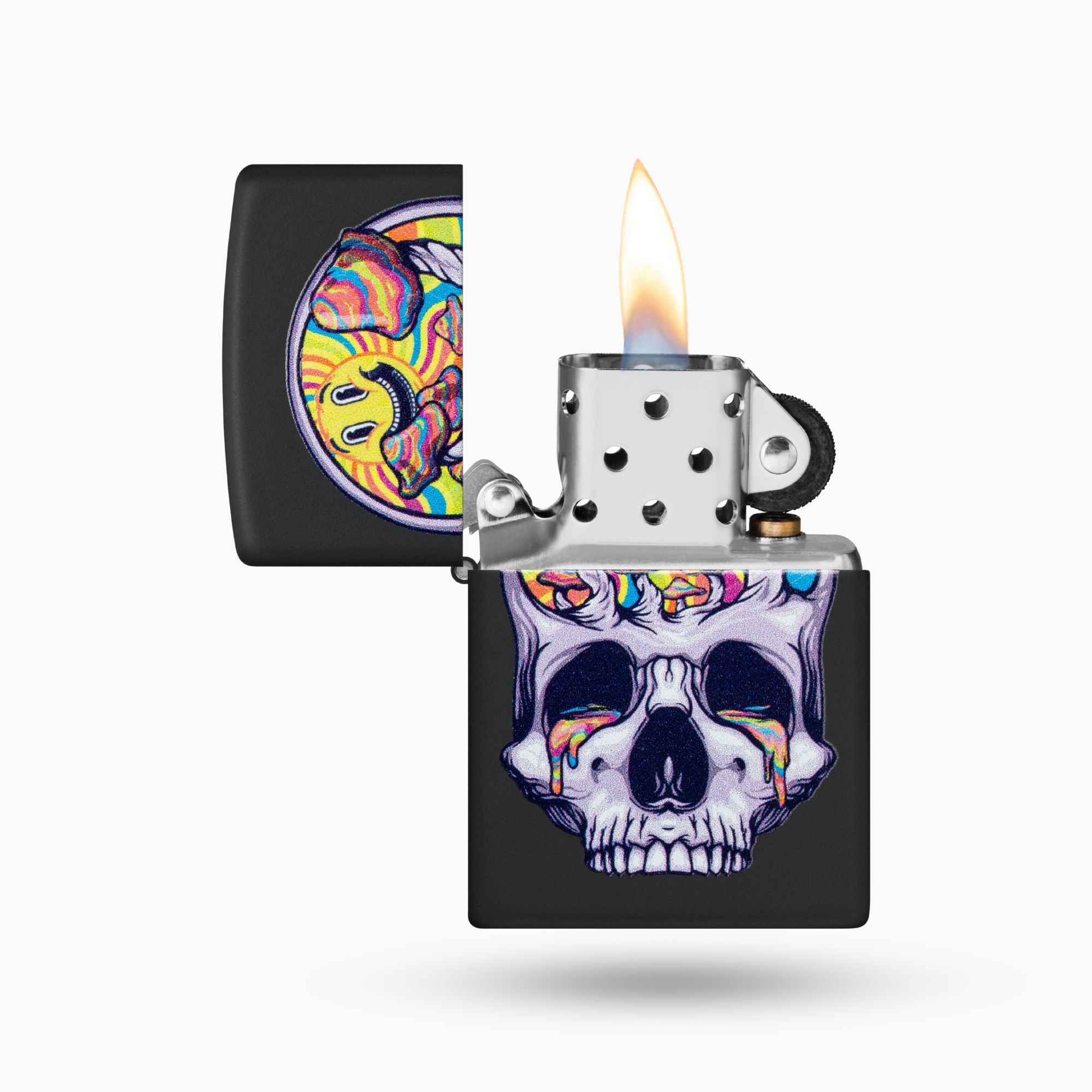 Zippo Skull Moon Design Windproof Lighter