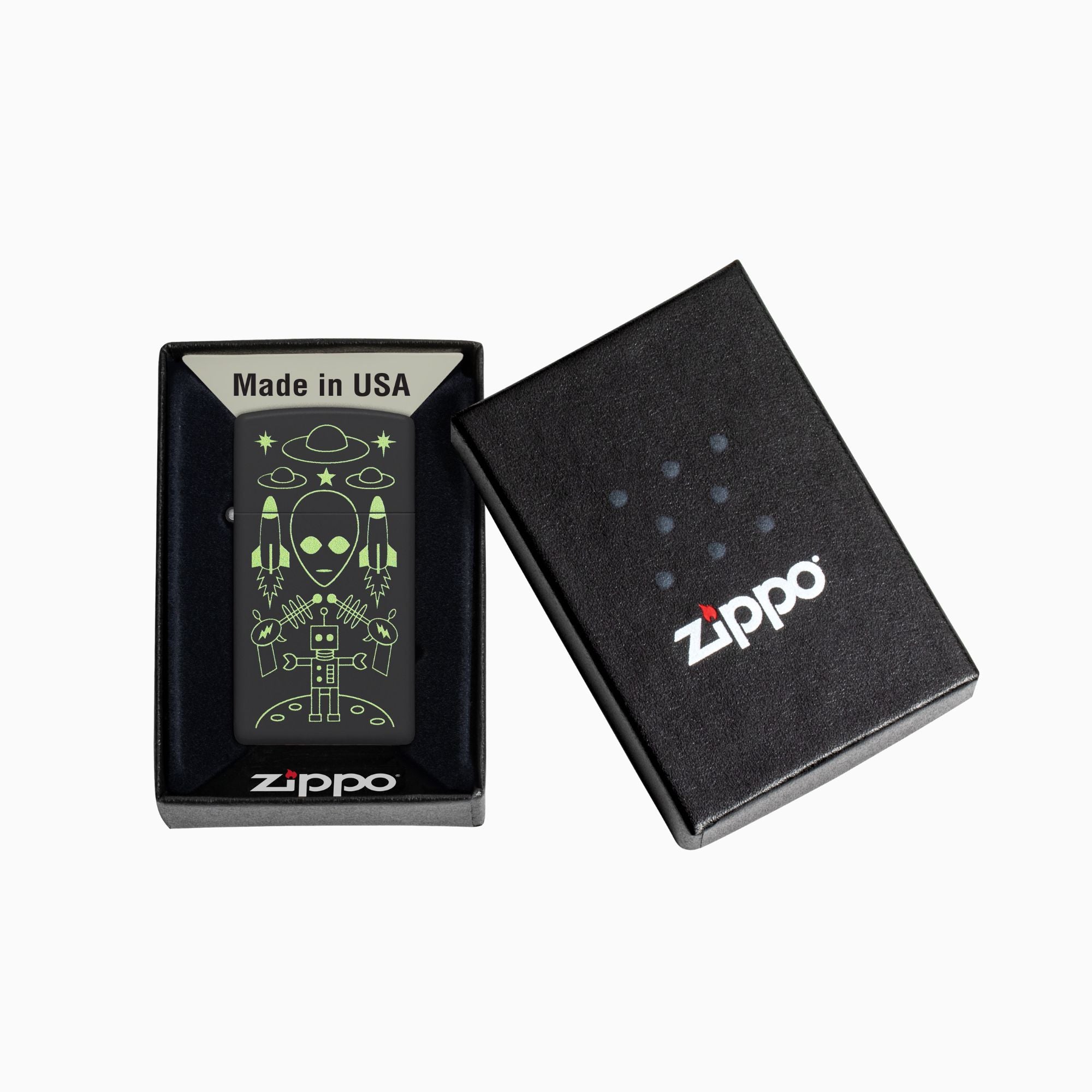 Zippo Alien Invasion Design Windproof Lighter
