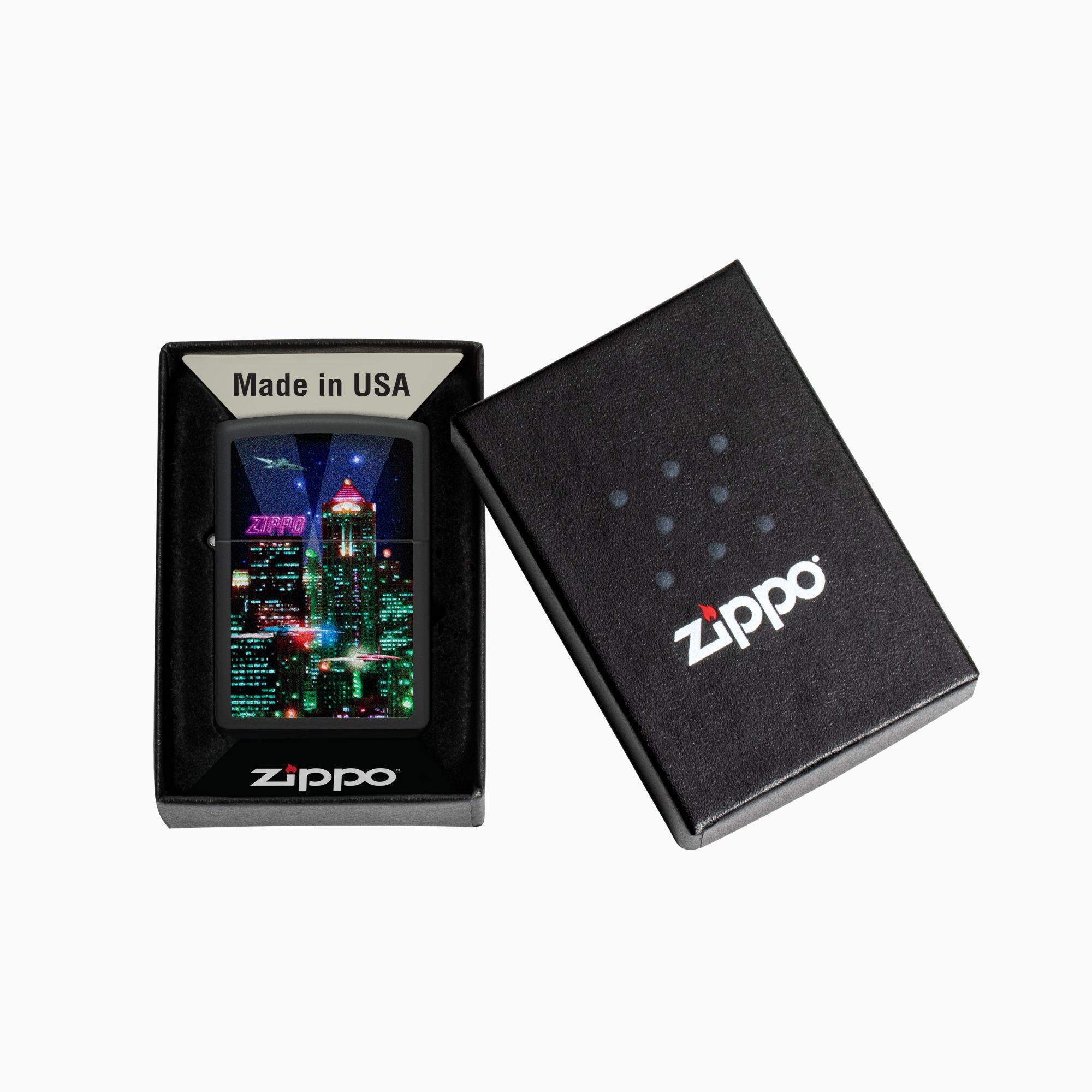 Zippo Cyber City Design WIndproof Lighter
