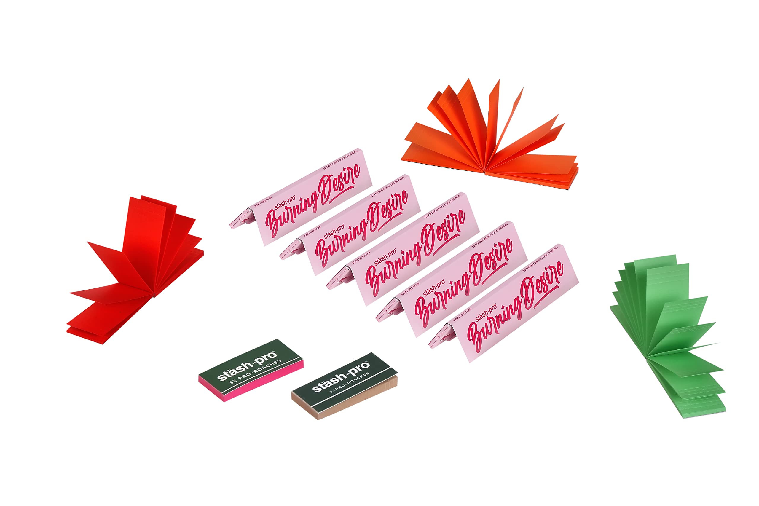 Stash pro Burning Desire Pink rolling paper (King size)