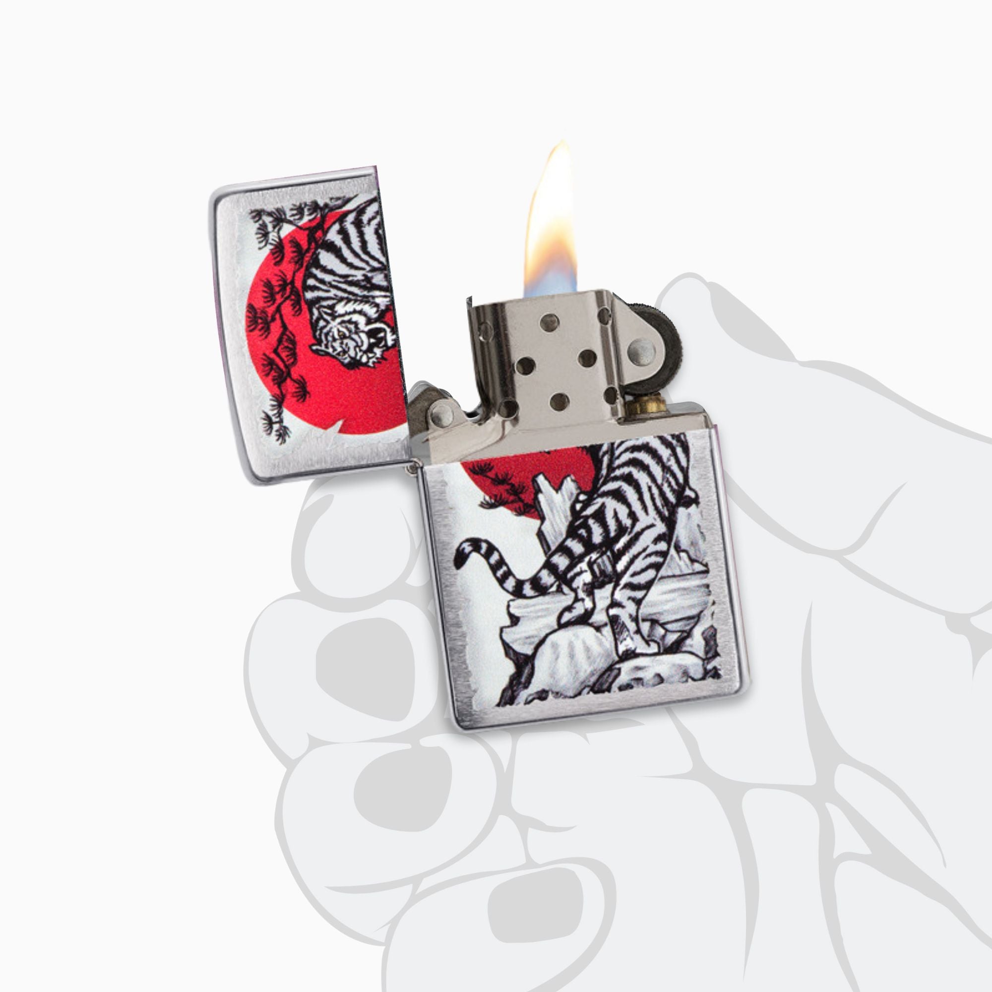 Zippo Asian Tiger Design Windproof Lighter