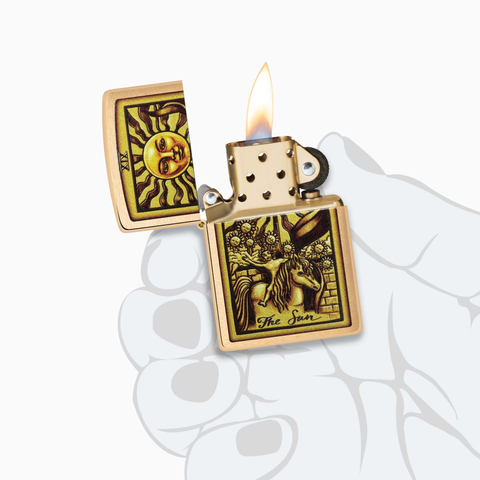 Zippo Tarot Card Windproof Lighter