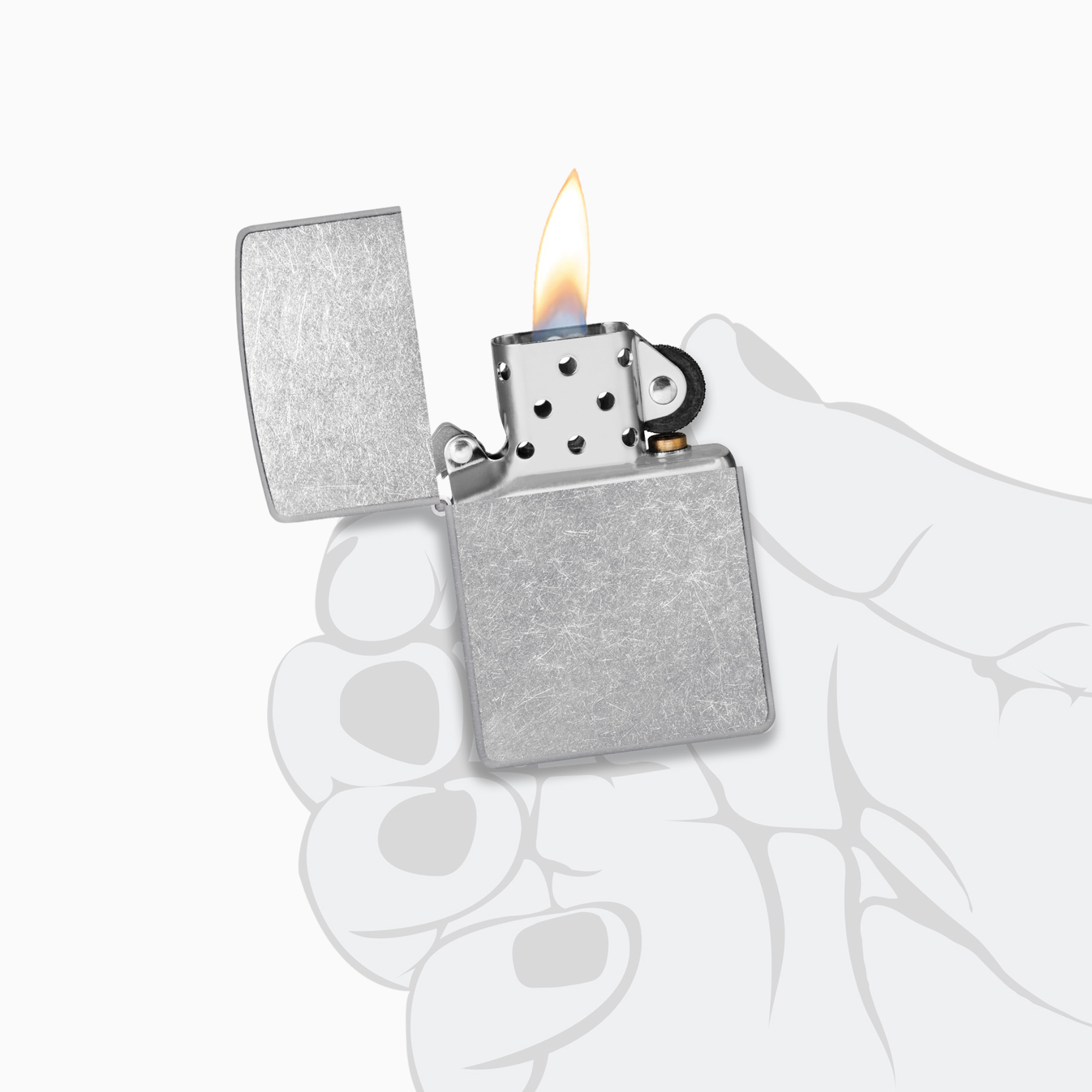 Zippo Classic Street Chrome Windproof Lighter